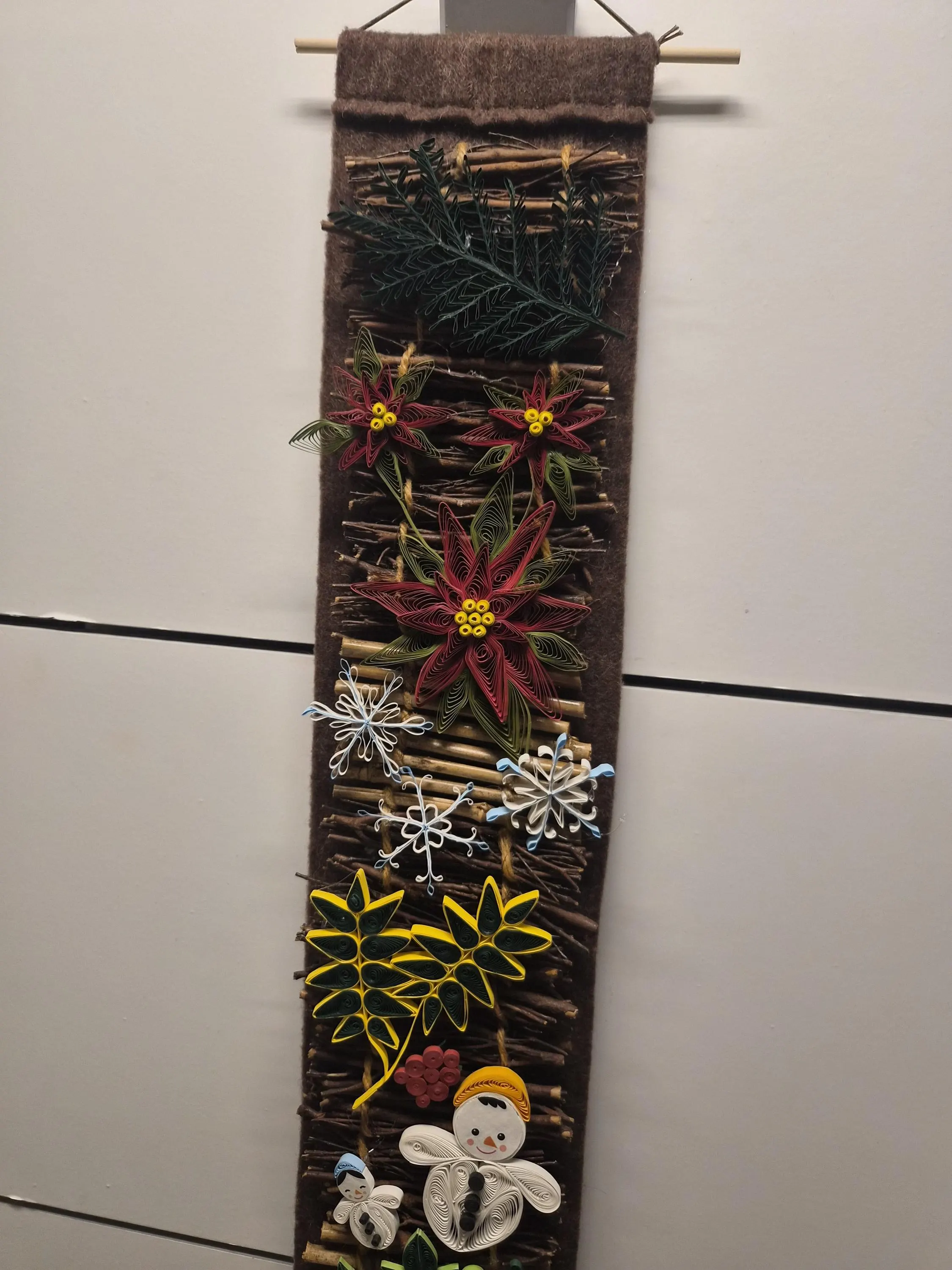 Türschild | Türdeko | sign | Dekorationen | haustürdeko | haustürbordüre | blumendeko | handgefertigt - image 3