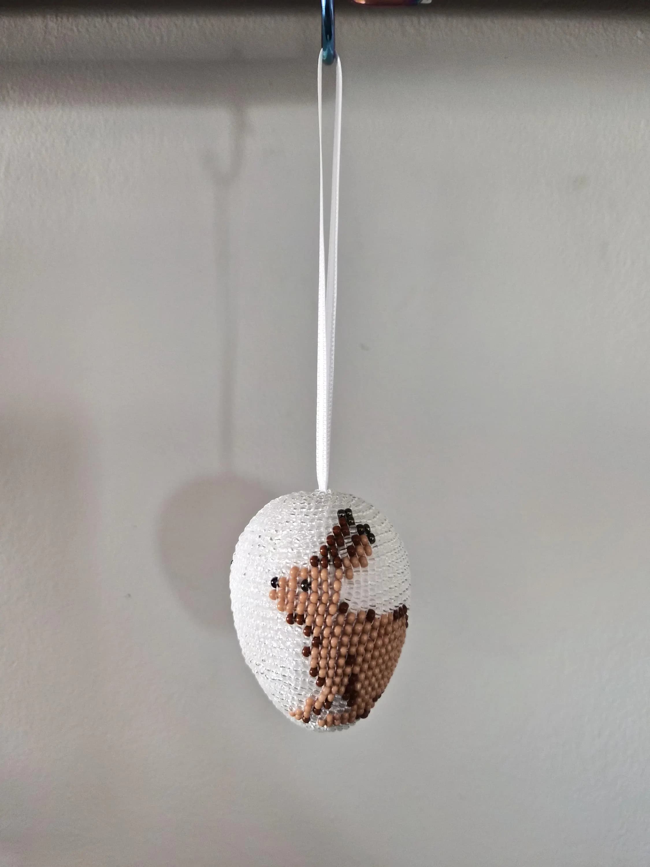 Ostereier handgemacht | perlenostereier | eule | hase - image 2
