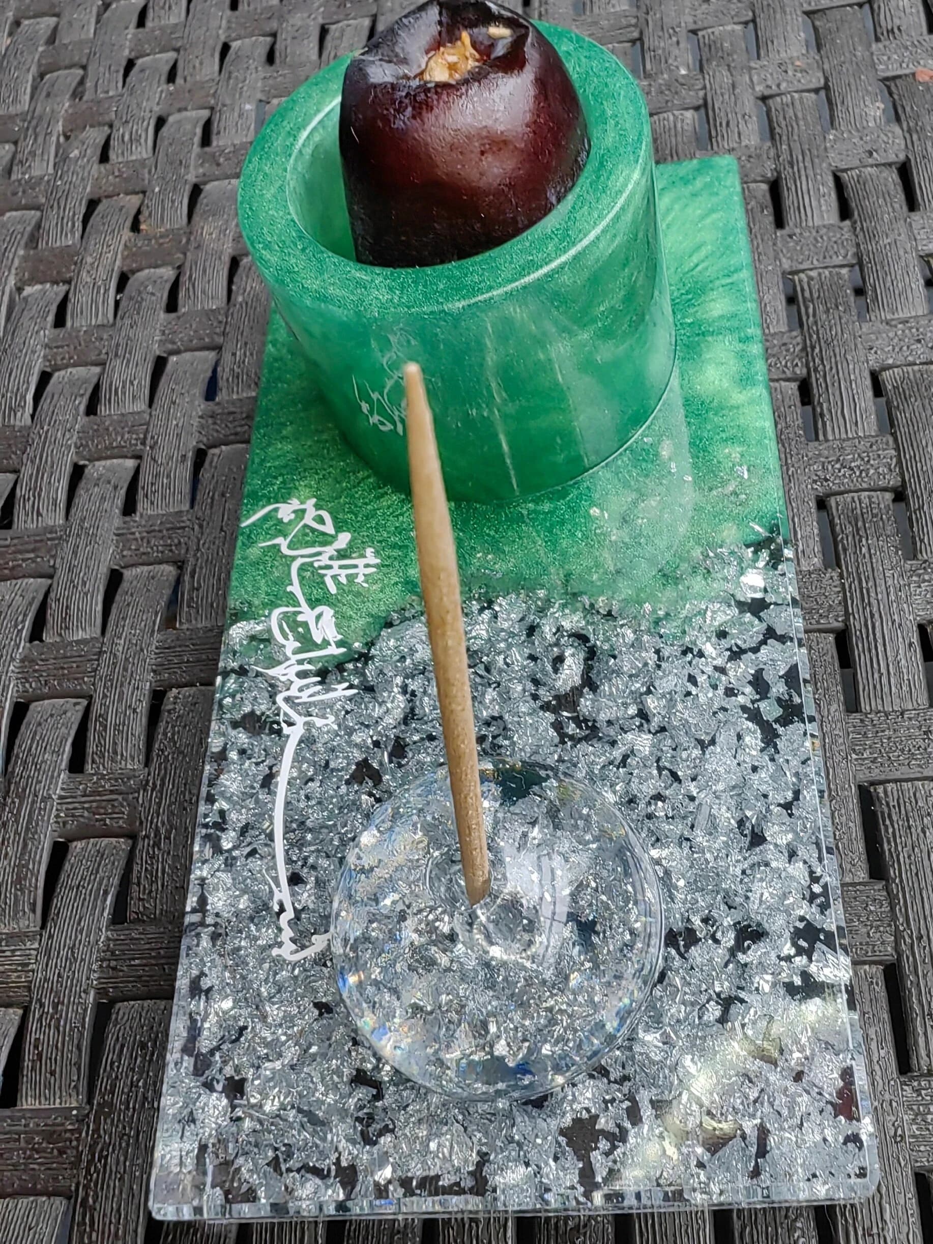 Dattelhalter | ramadan mubarek | ramadan deko | Kerzenhalter | tischdeko | tischdekoration | tabledecor | dates holder | resin | epoxidharz - image 4