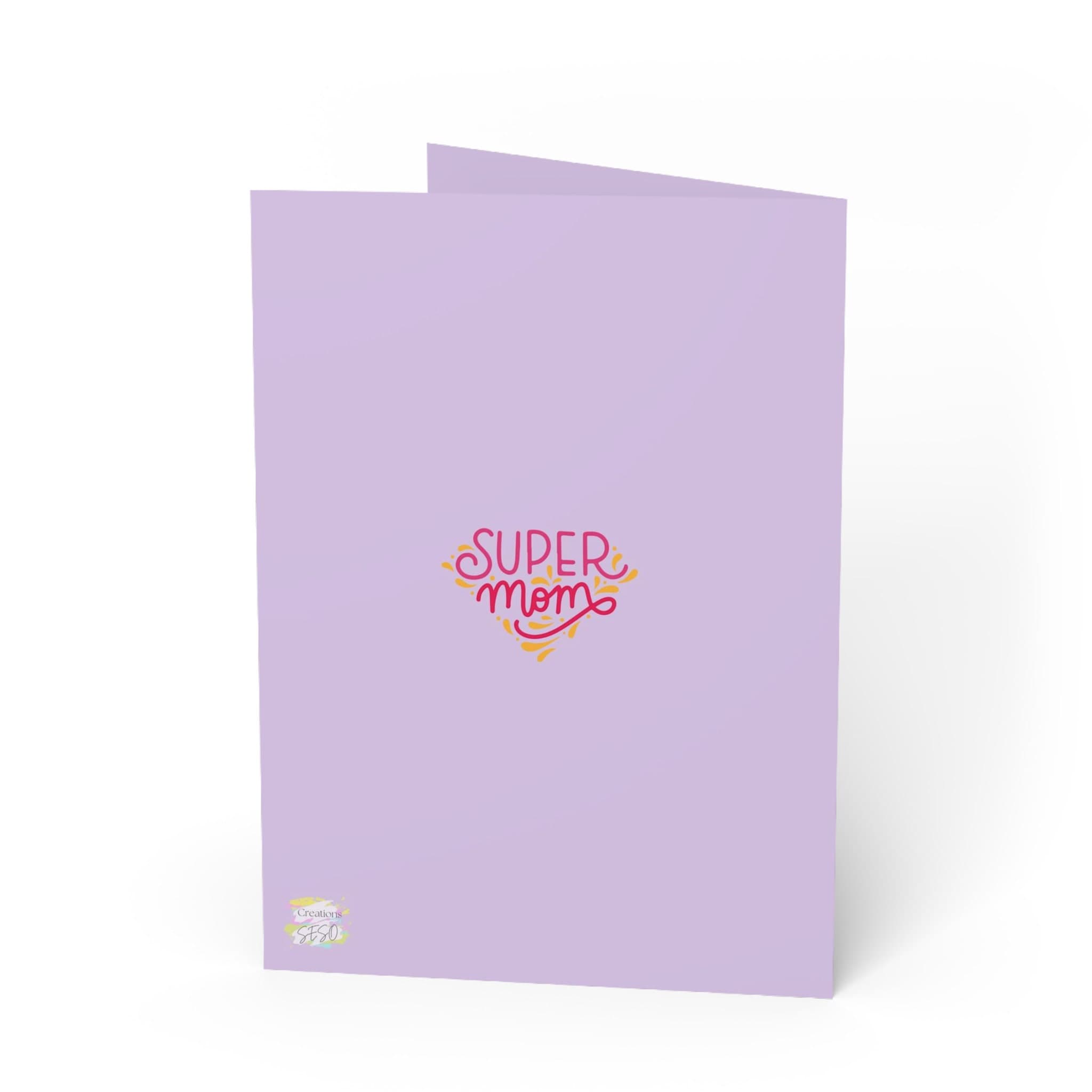 Mother's Day greeting card, SuperMom Mother's Day Card – Funny & Cute Greeting Card for Mum | Multitasking Mom Cartoon | Mother's Day Gift - image 3