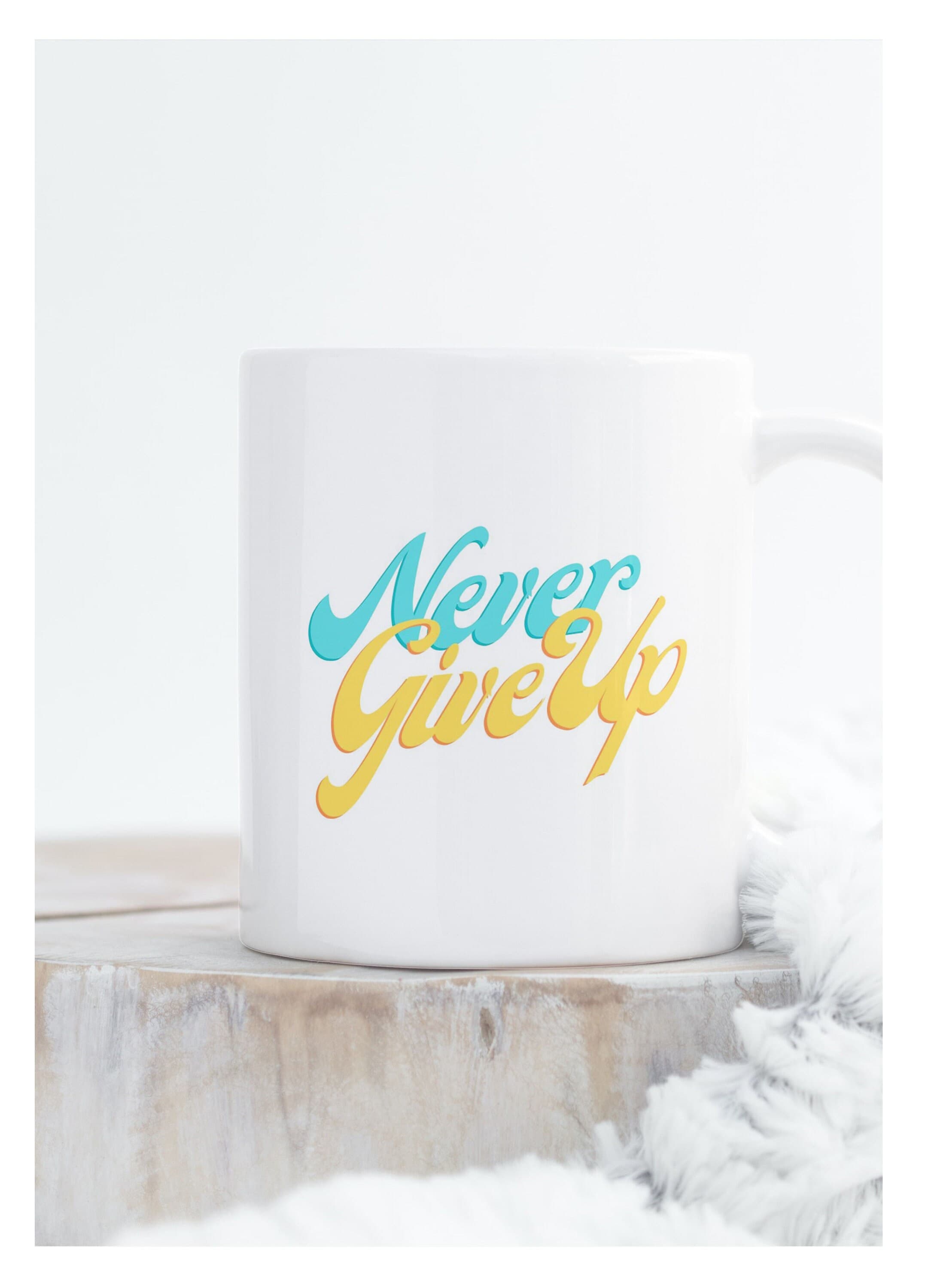 Never give up Sticker with the highest quality inks and vinyl . - image 4