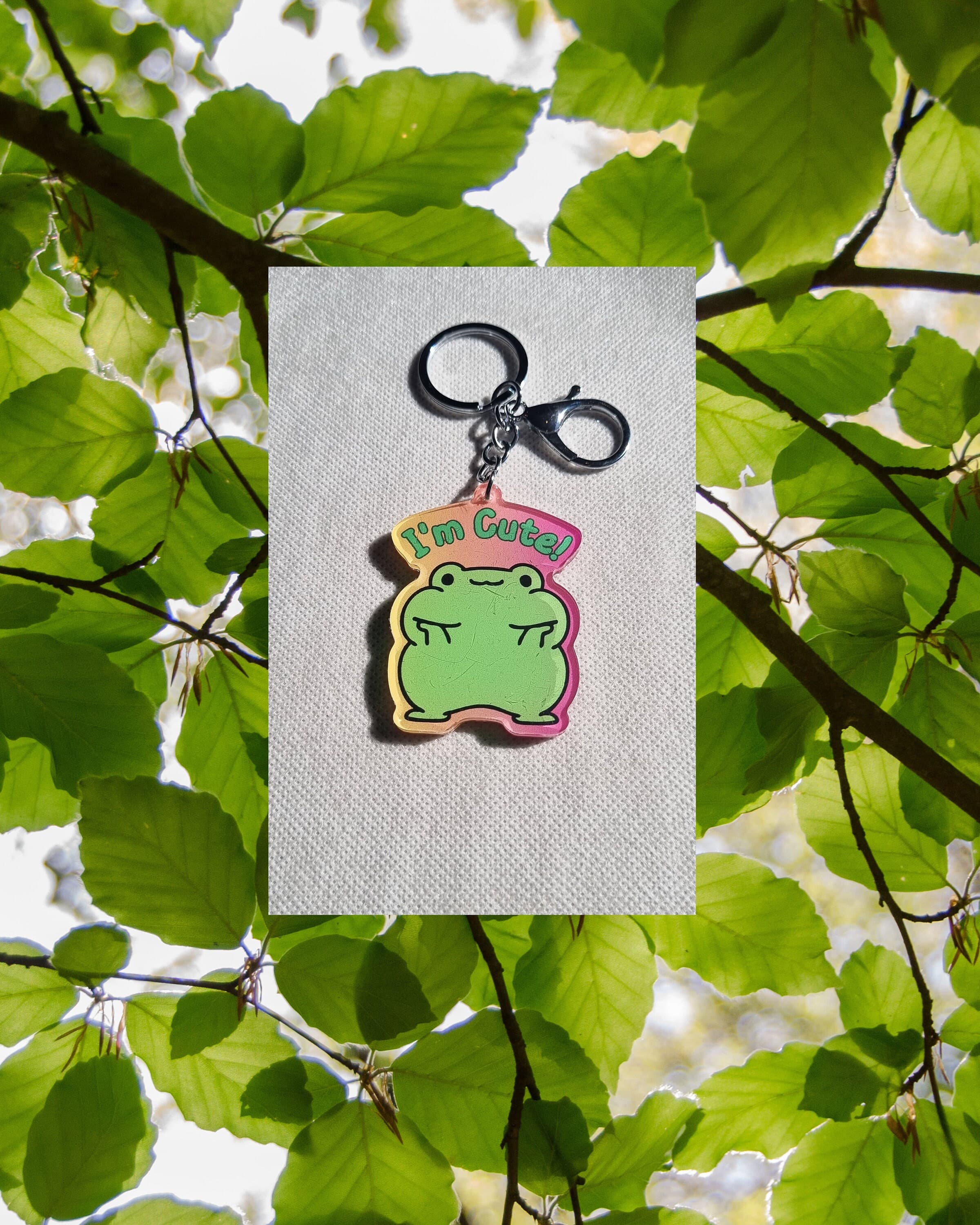 Keychain frog for keys Colorful Animal Key Ring - Personalized Frog Key Holder Perfect Addition to Keys, Bags, and Backpacks keychain cute - image 4