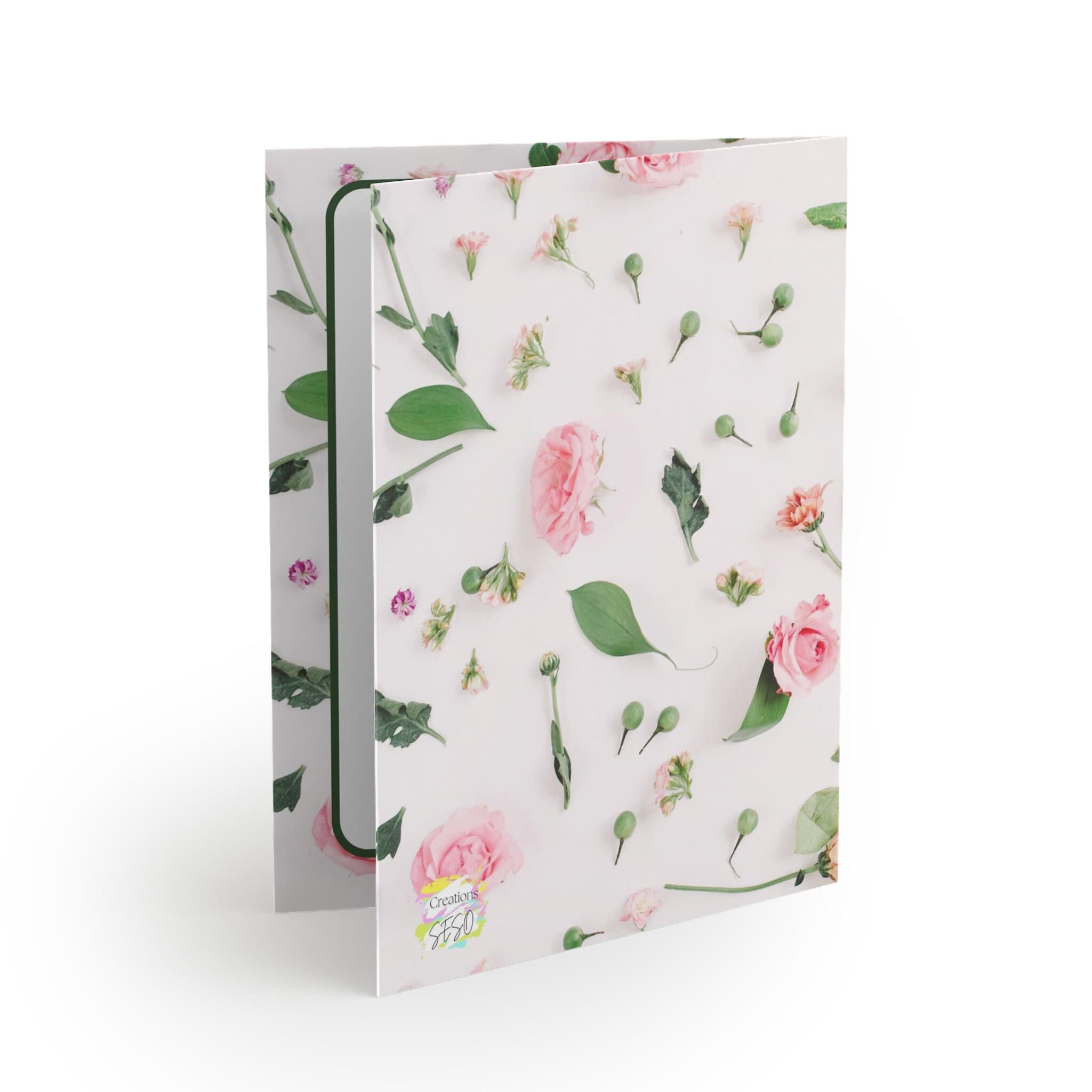 The Best Mom Floral Greeting Card | Mother's Day, Birthday, Appreciation Gift - image 3