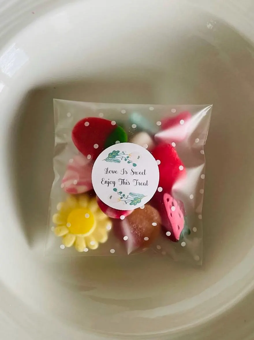 Wedding Favor sweet Bags pre filled Polka Dot Treat Assortment - image 4