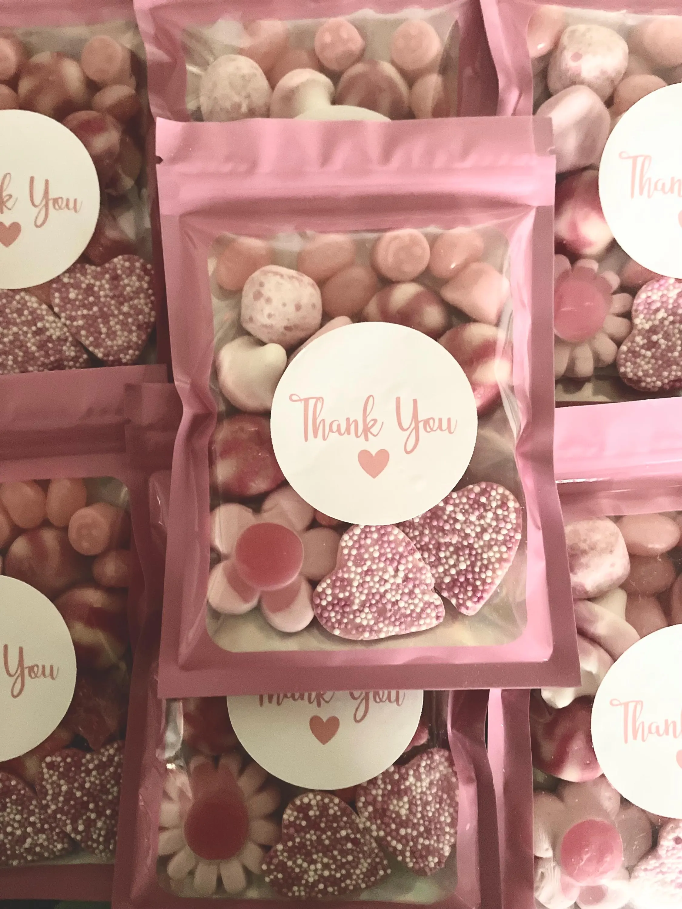 Thank you sticker/ wedding favours/