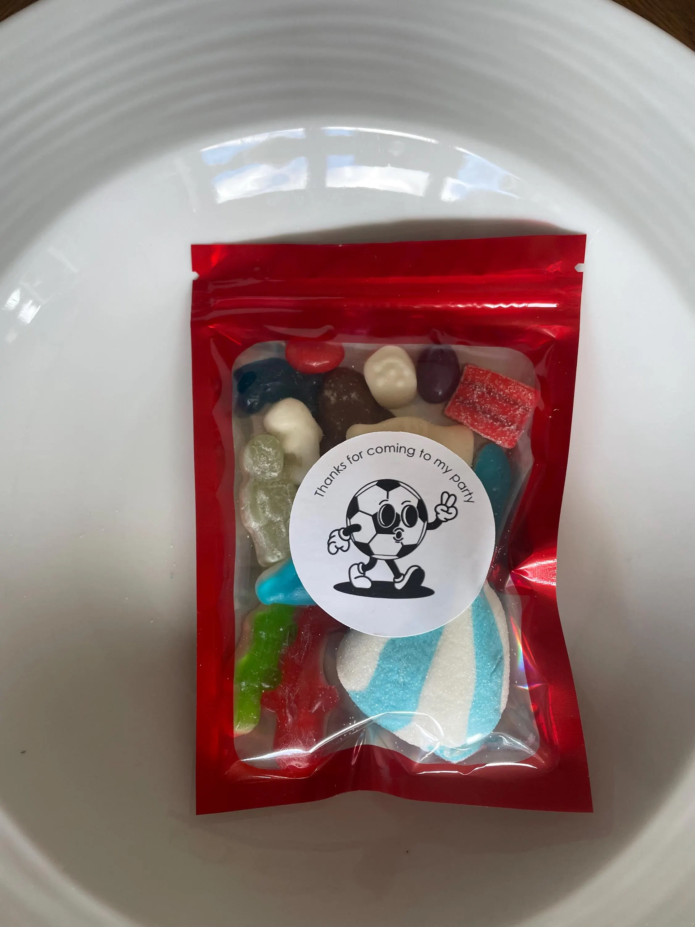 Personalised Football Party Bags: Pre-filled Sweets - image 2