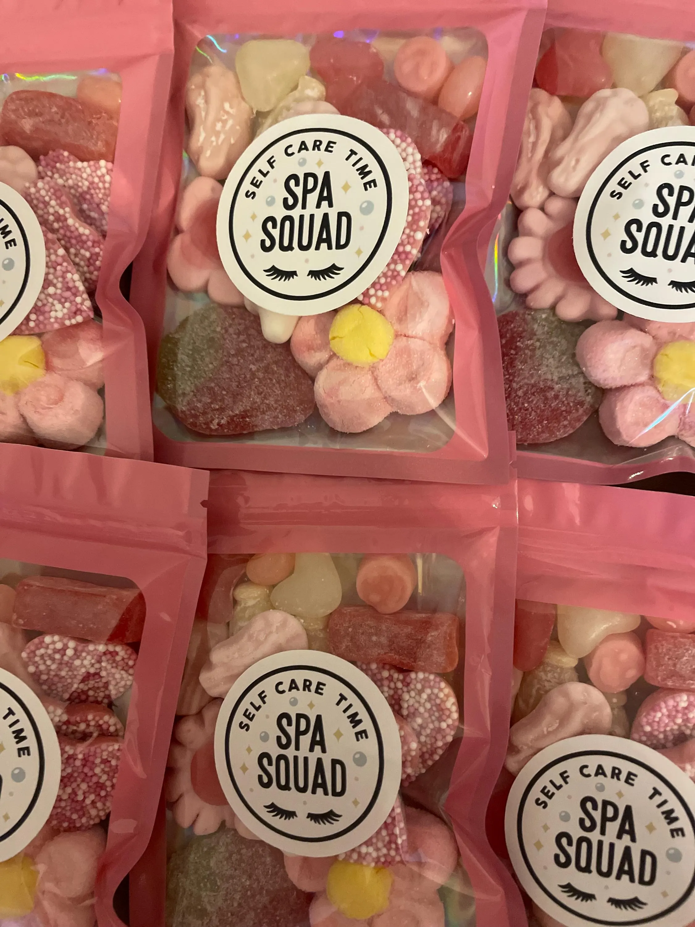 Pre filled Spa Day Treat Bags, Assorted Candies, Gummies, Chocolate - image 2