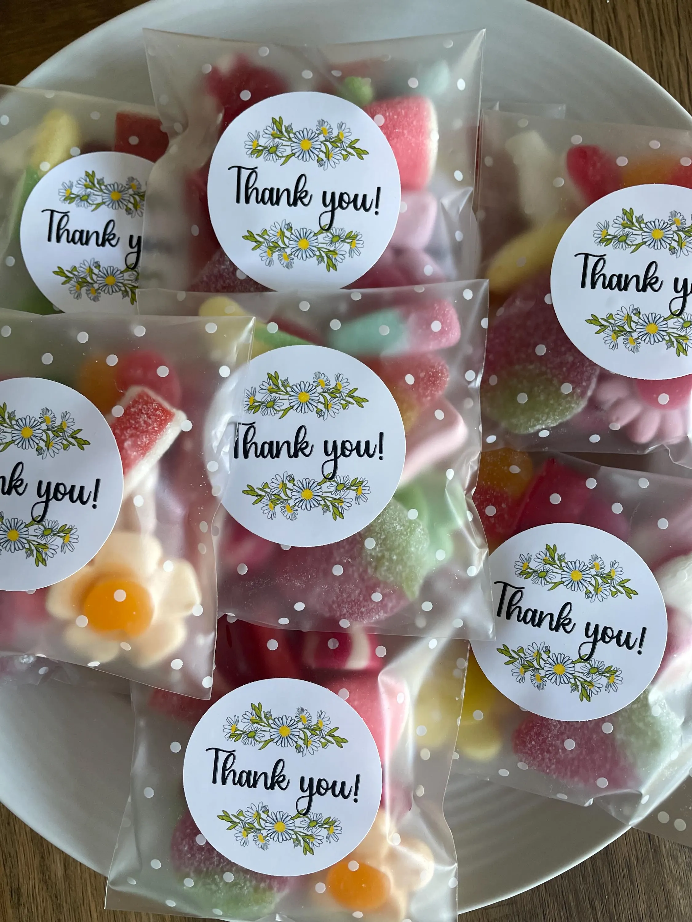 Wedding Favor sweet Bags pre filled Polka Dot Treat Assortment - image 3