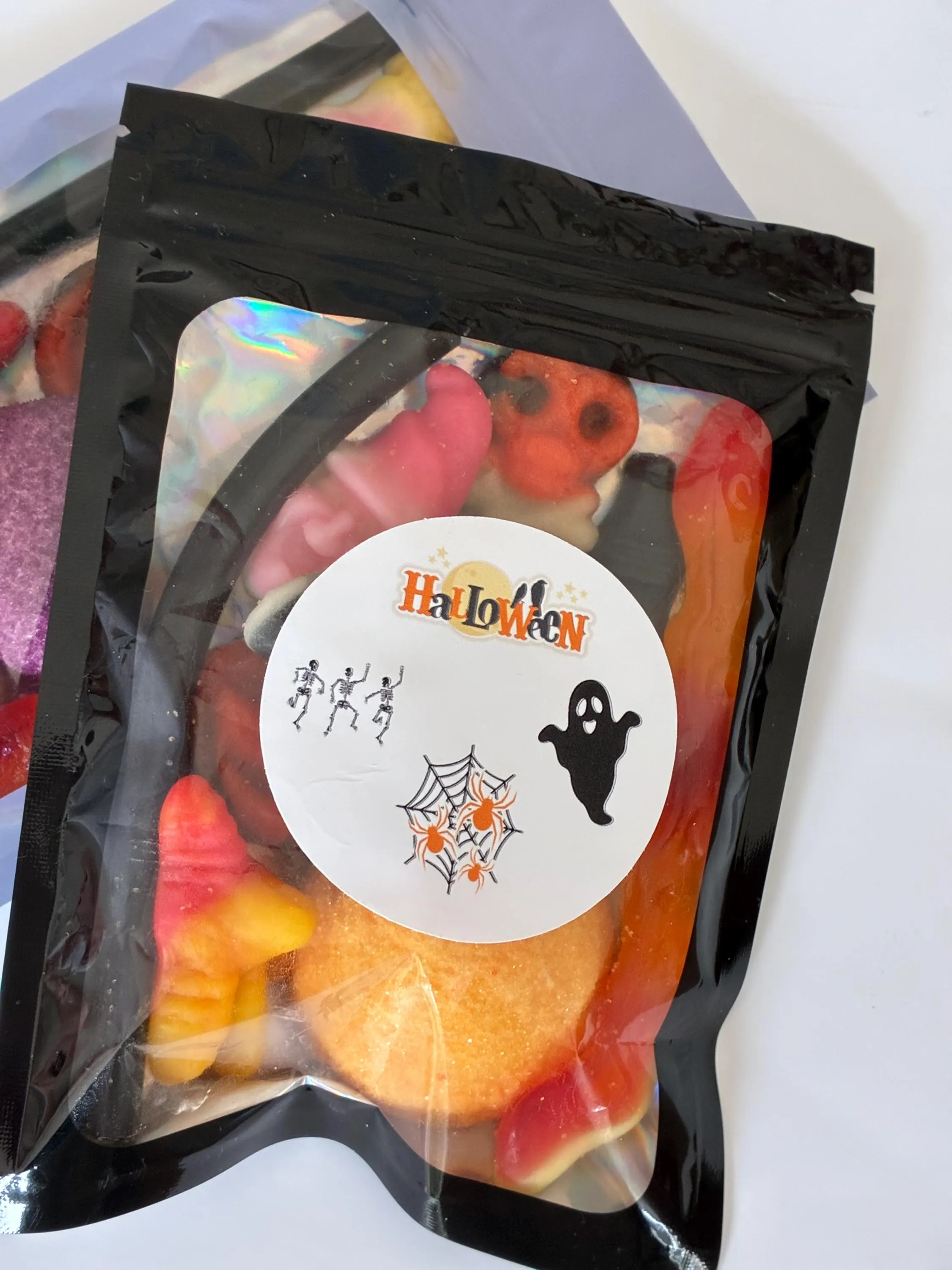 Personalised  spooky season sweet bags,hocus pocus/ beetle juice sweet  Party Bags: pre-filled Assorted  Candies  Chocolate - image 5