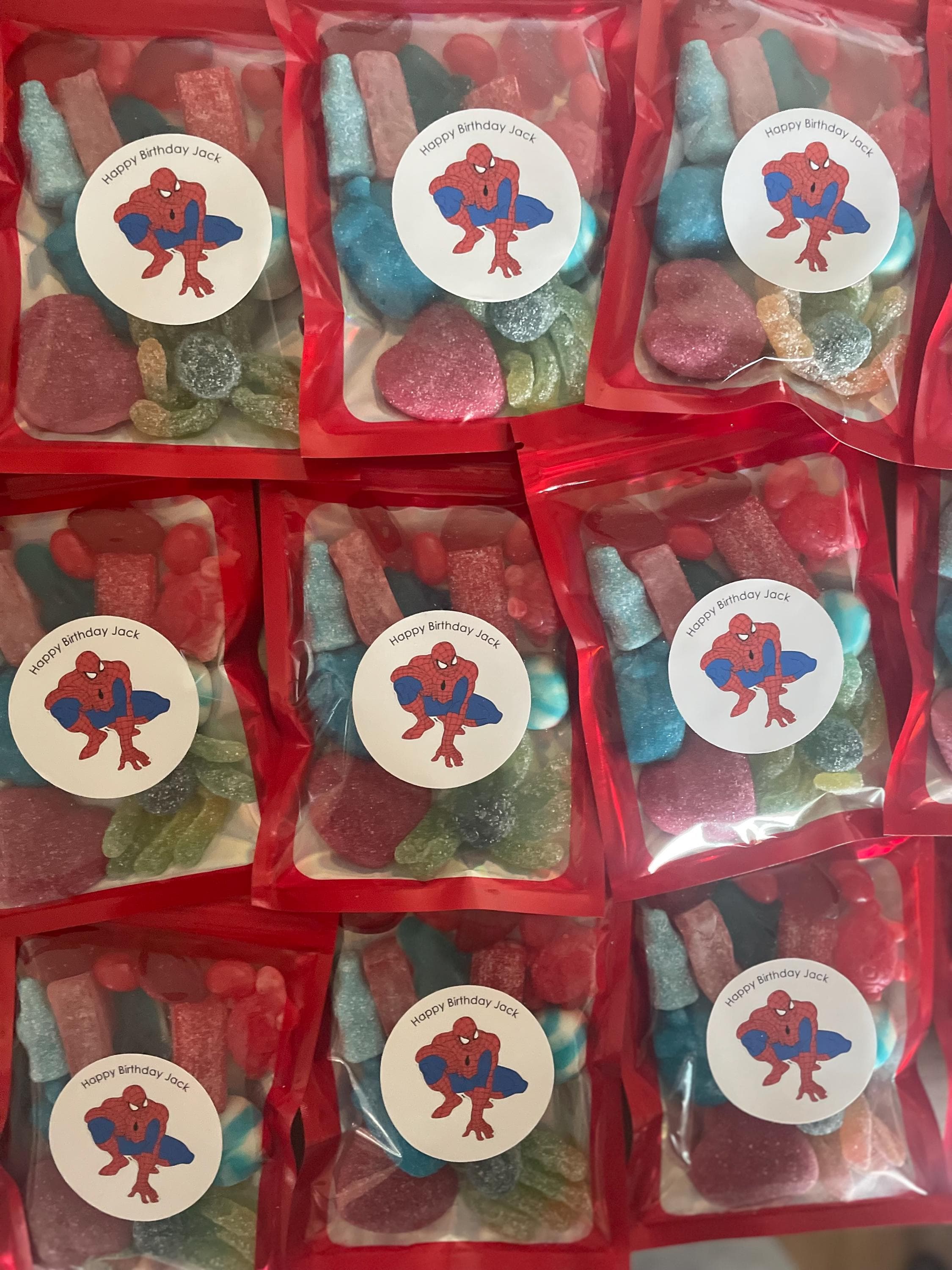 Personalised jungle theme, animals, pre filled Bags, Kids' Birthday Treat, candies gummies - image 3