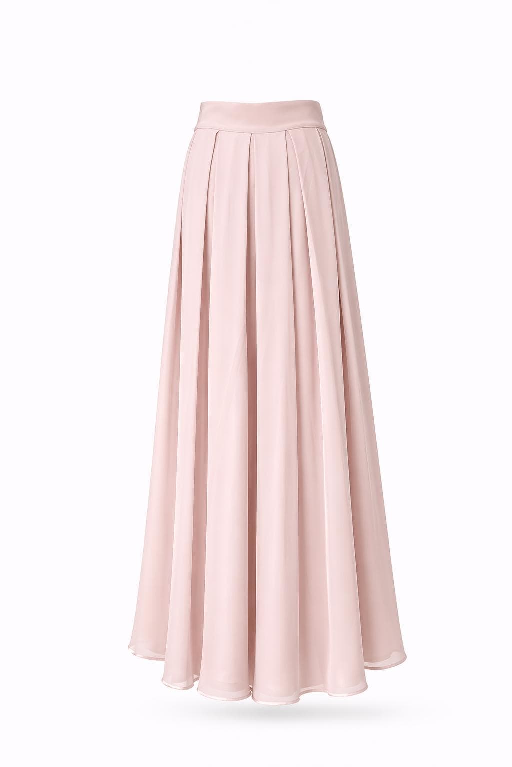 Modest Maxi Skirt with Side Zipper | High Waisted Flowy Long Skirt | Elegant A-Line Maxi Skirt | Modest Clothing Women | Summer Skirt USA | - image 5