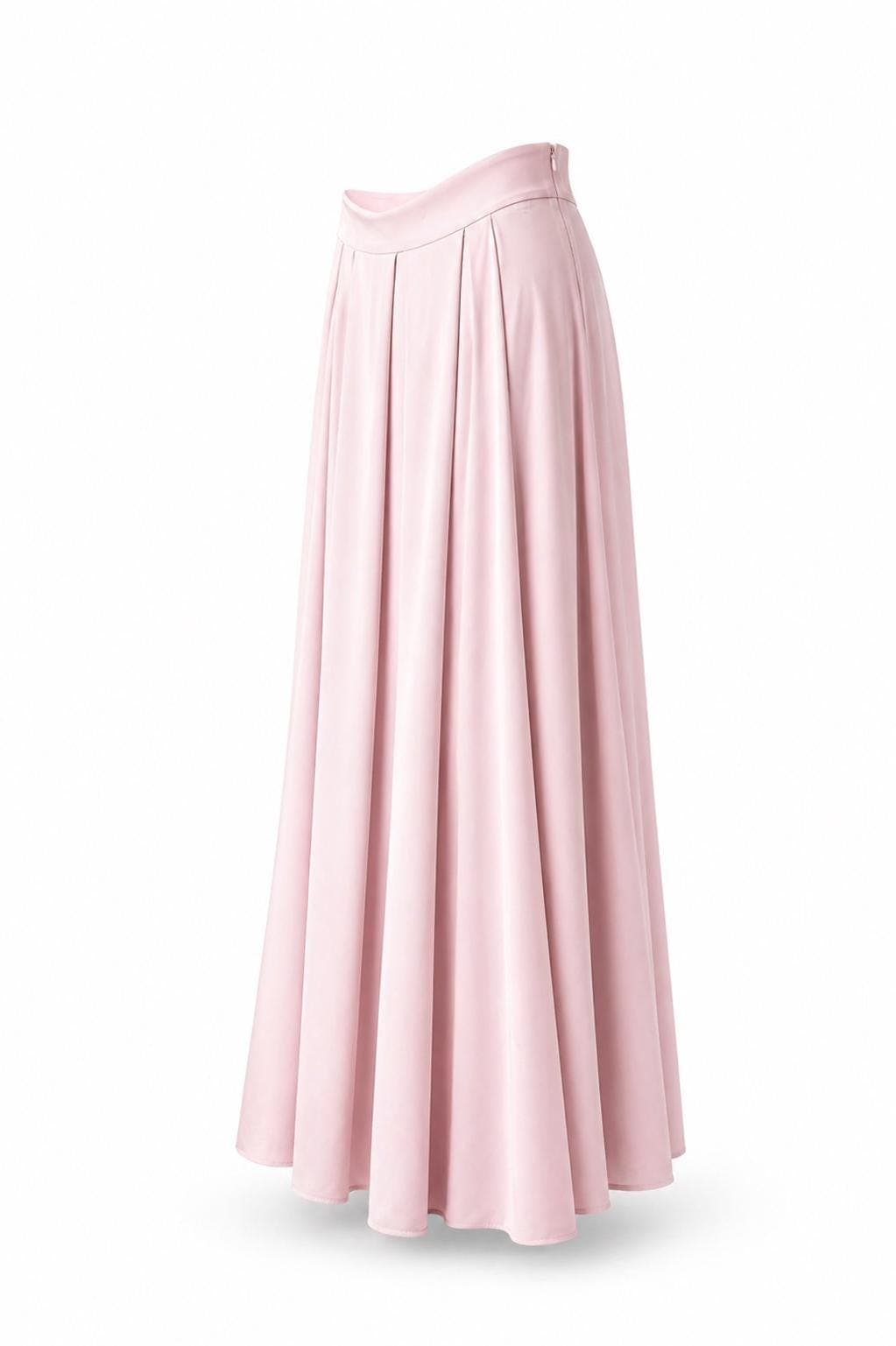 Modest Maxi Skirt with Side Zipper | High Waisted Flowy Long Skirt | Elegant A-Line Maxi Skirt | Modest Clothing Women | Summer Skirt USA |