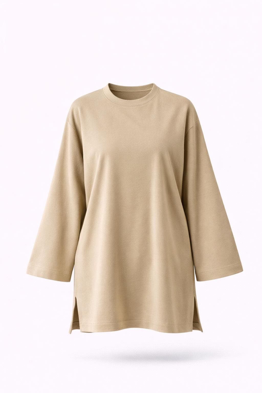 Modest Oversized Top Muslim Women | Loose Fit Modest Blouse | Long Sleeve Tunic Top | Islamic Clothing | Casual Modest Wear | Spring Summer - image 3