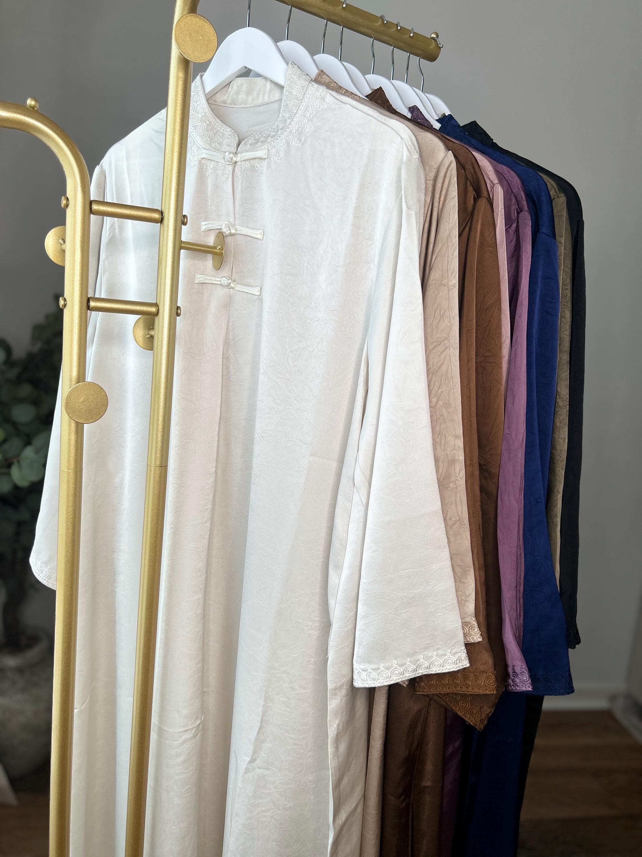 Lightweight Summer Abaya Dress | Cotton Modest Maxi Abaya | Loose Fit Oversized Abaya | Elegant Minimalist Abaya | Casual Modest Wear - image 4