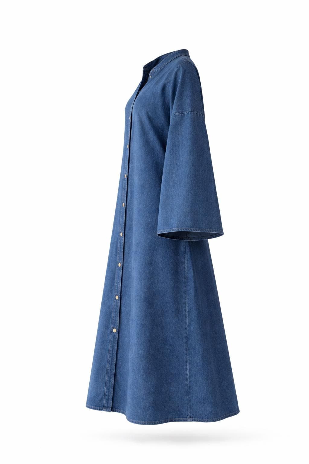 Summer Denim Abaya Lightweight Cotton Jean Abaya Oversized Modest Dress Button Down Maxi Abaya Casual Wear - image 5
