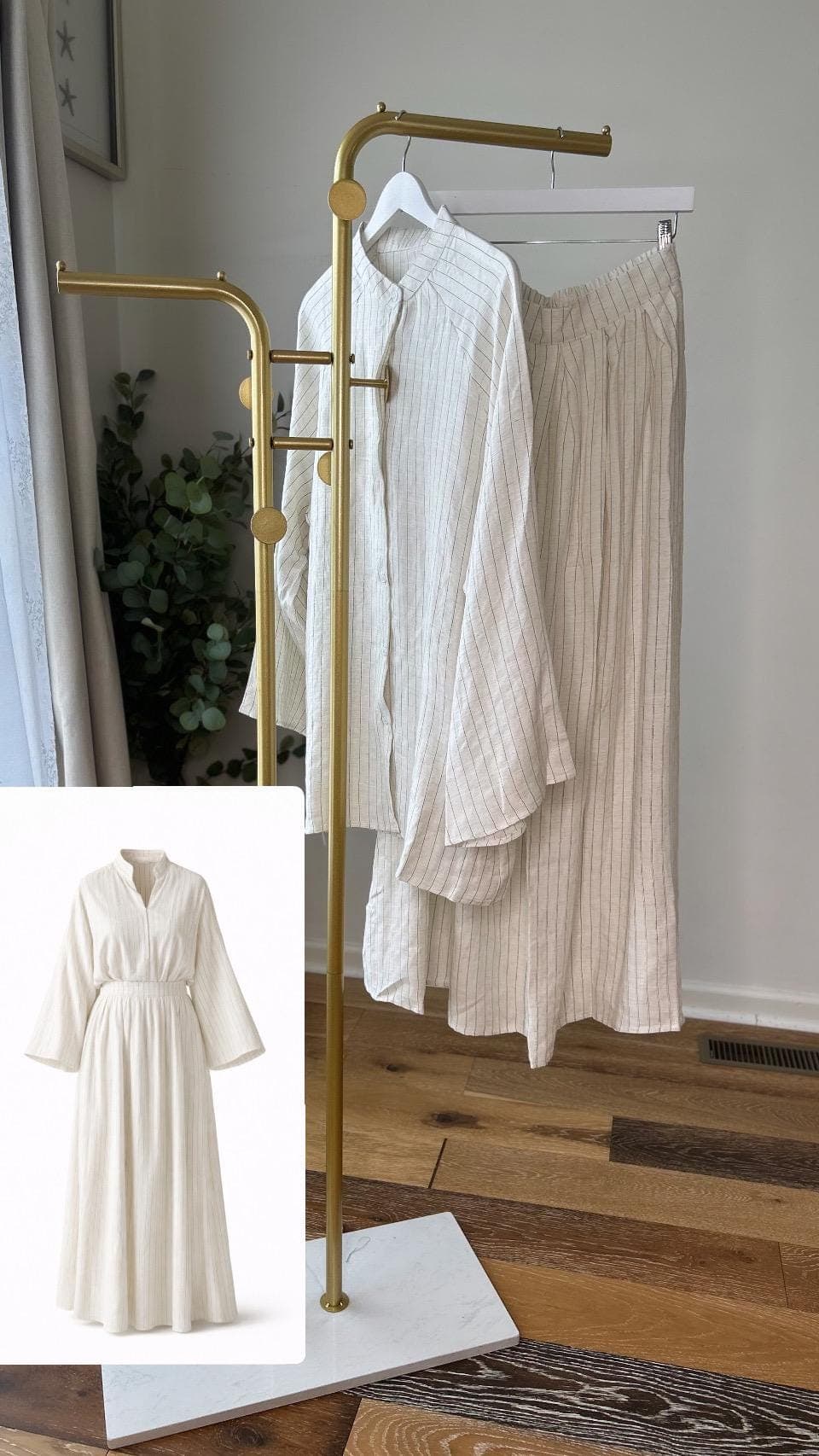 Summer Linen Viscose Abaya Set | Modest Maxi Skirt & Oversized Top | Muslim Two Piece Outfit | Breathable Lightweight Summer Abaya | abaya - image 4