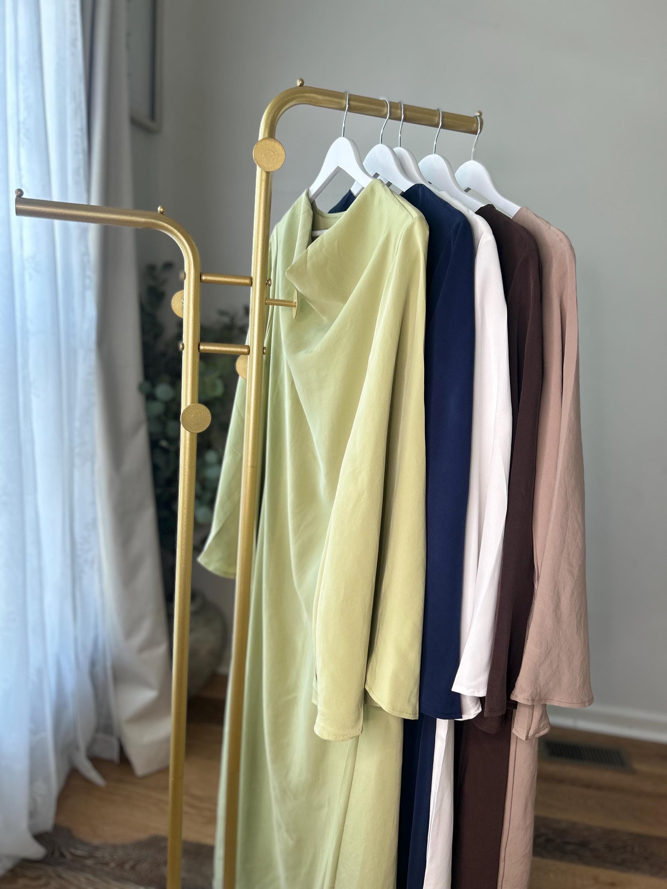 Summer Maxi Abaya Dress for Women | Lightweight Modest Loose Fit Abaya | Affordable Everyday Muslim Dress | Breathable Flowy Long Sleeve Kaf - image 3