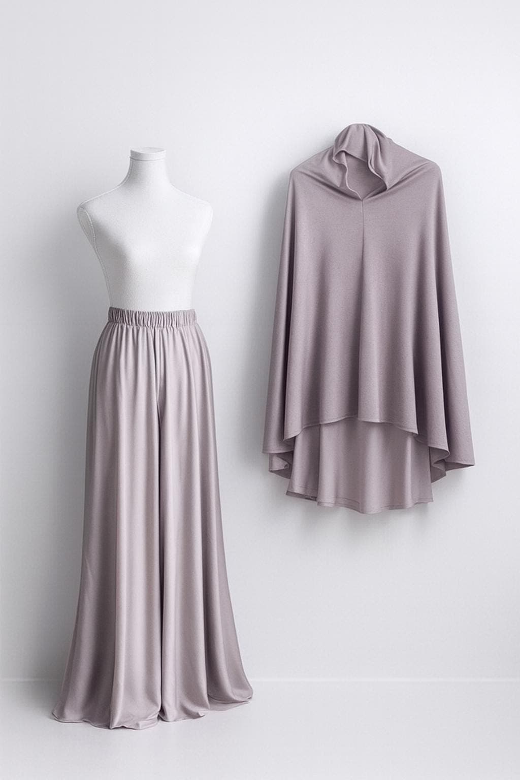 Khimar Skirt Set Modest Outfit | Ramadan Eid Prayer Wear | Muslim Women Khimar & Maxi Skirt Set | Umrah Hajj Modest Clothing