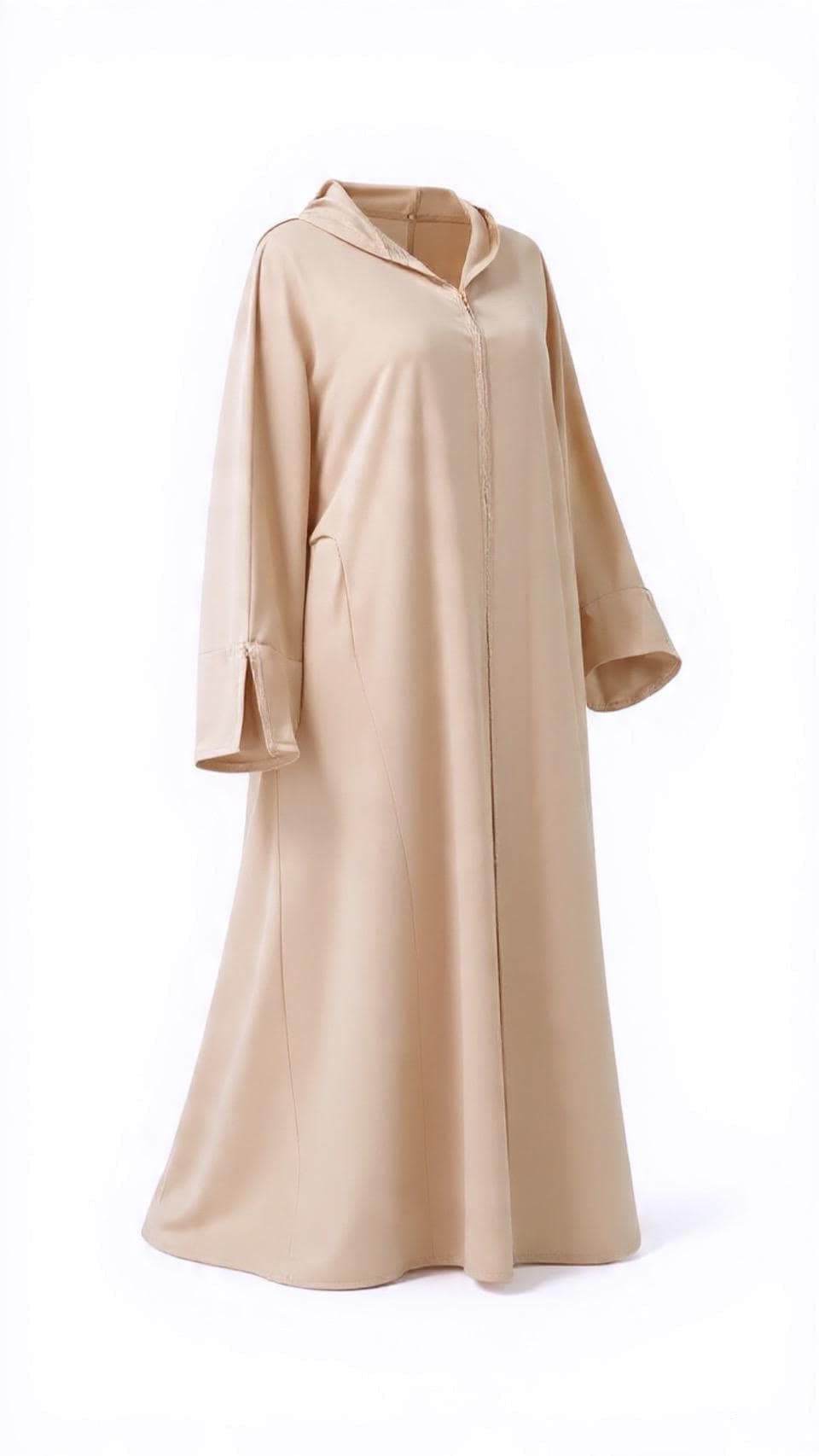 Lightweight Summer Abaya Dress | Breathable Modest Maxi Dress | Hooded Oversized Kaftan | Muslim Summer Dress | Loose Airy Abaya - image 5