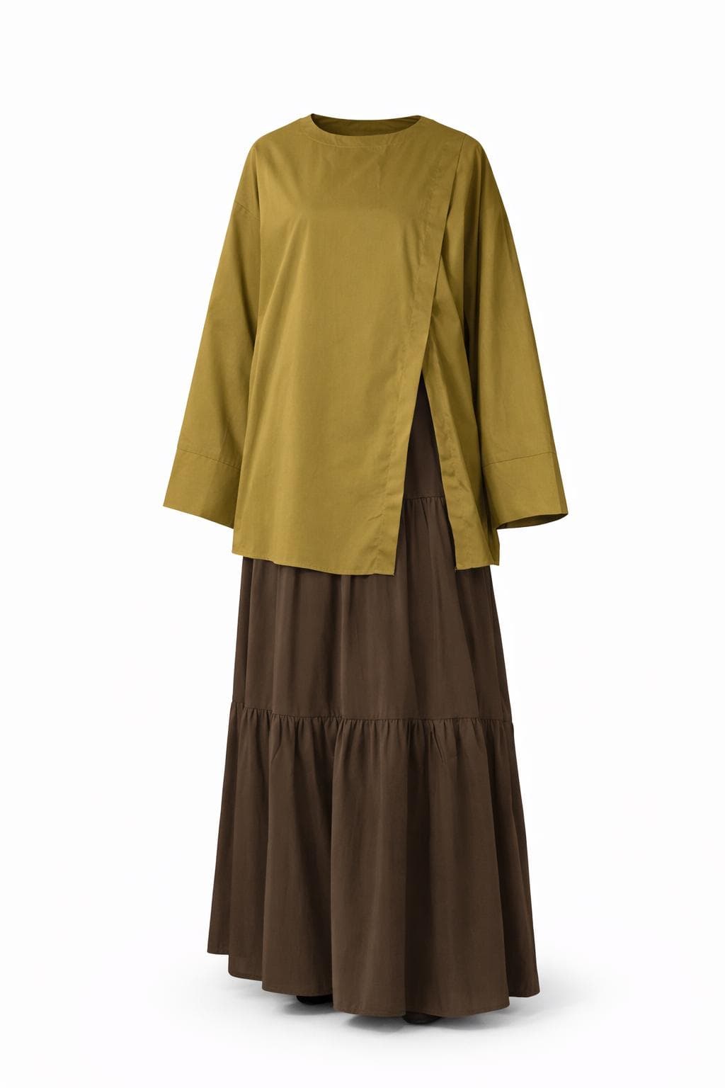 Oversized Cotton Modest Top for Women | Abaya Style Blouse | Loose Fit Muslim Long Sleeve Shirt | Islamic Modest Clothing - image 5