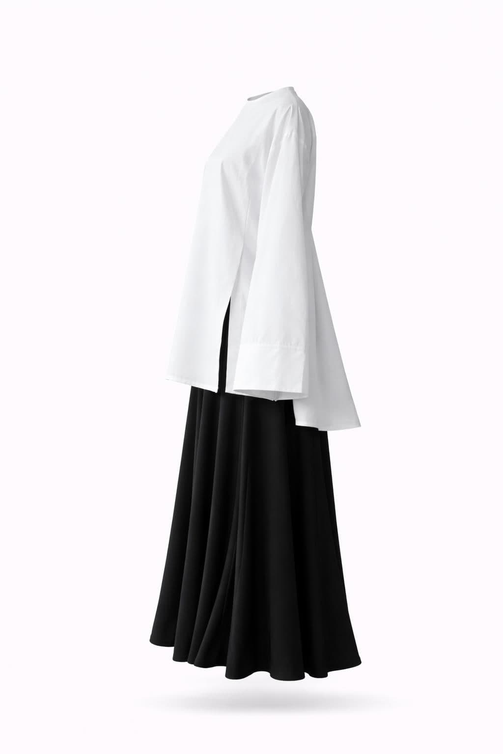 Modest Cotton Summer Top for Women | Loose Fit Long Sleeve Blouse | Muslim Modest Wear Tunic | Lightweight Breathable Everyday Top | Oversiz - image 5