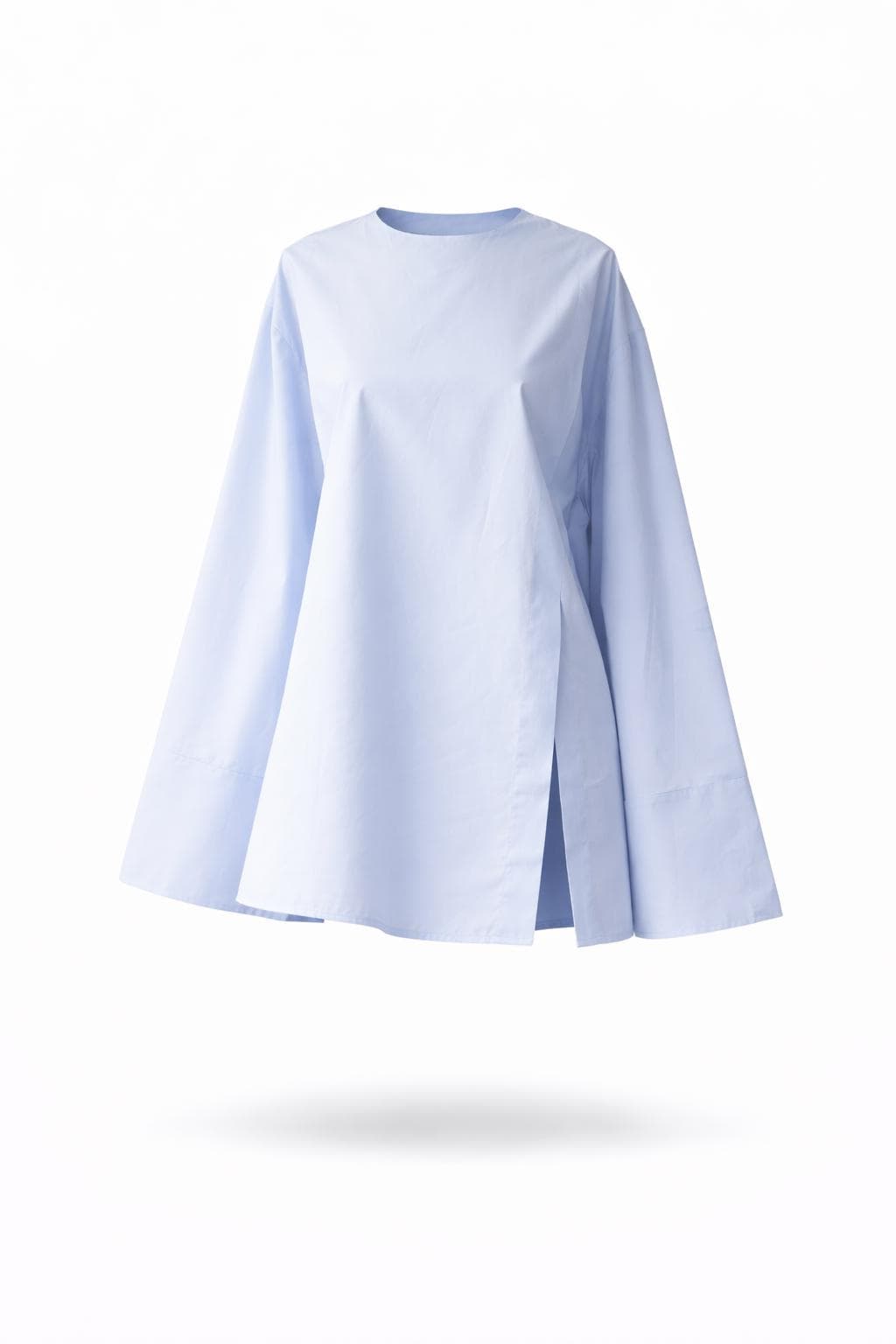 Oversized Modest Cotton Top Women | Loose Tunic Blouse | Long Sleeve Minimal Shirt | Modest Fashion Summer Outfit - image 3