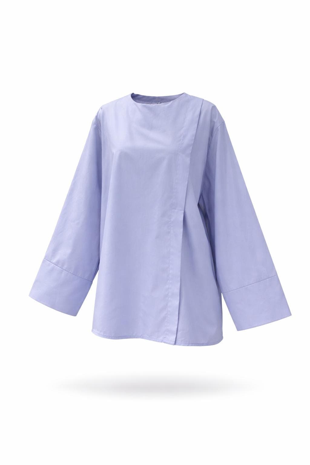 Modest Muslim Women Top Cotton | Oversized Hijab Friendly Tunic | Loose Fit Long Sleeve Shirt | Modern Islamic Modest Clothing