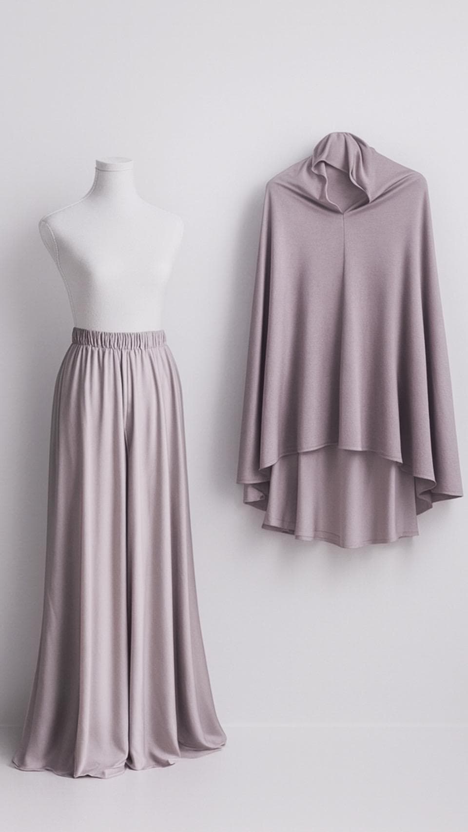 Two-Piece  Jilbab: Khimar Skirt Prayer Dress - image 5