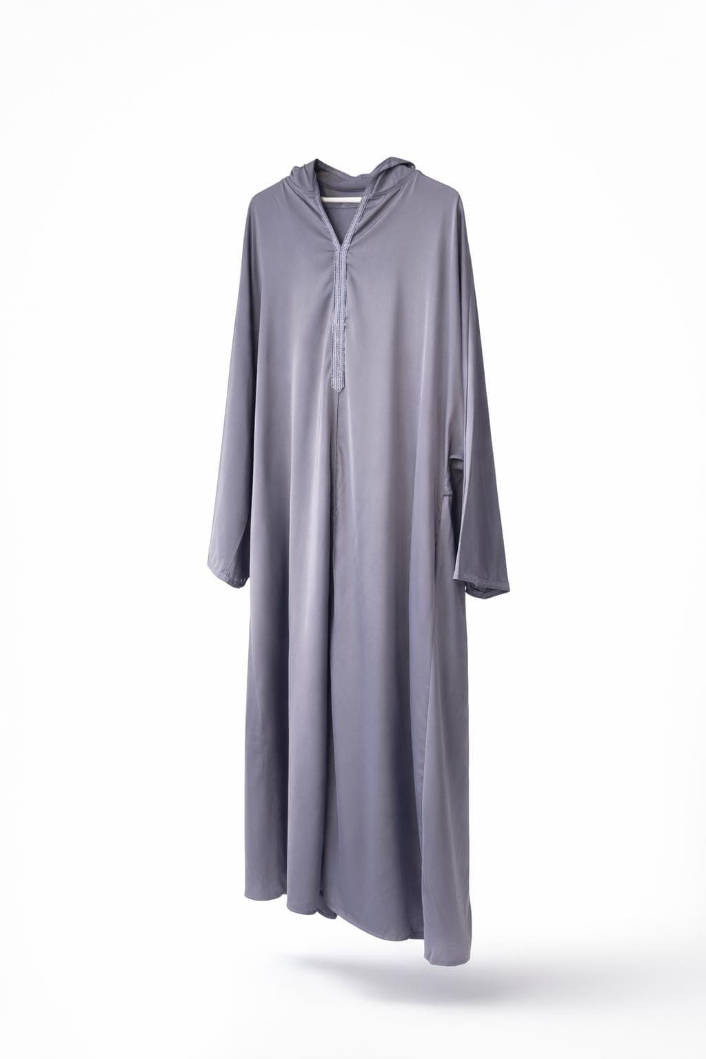 Modest Embroidered Abaya Dress for Women | Eid Ramadan Kaftan Abaya | Muslim Maxi Dress | Elegant Open Front Abaya Set | Islamic Modest - image 5