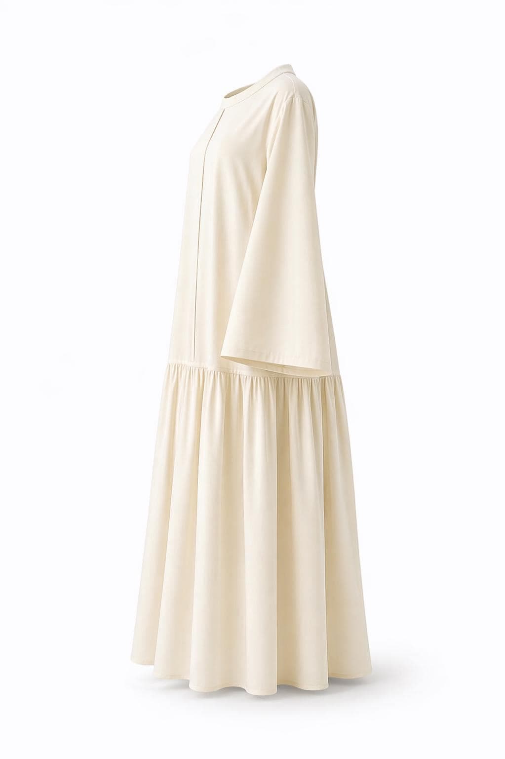 Modest Cotton Maxi Abaya Dress | Loose Fit Long Sleeve Muslim Dress | Summer Lightweight Modest Maxi Dress | Casual Oversized Abaya | Minima - image 5