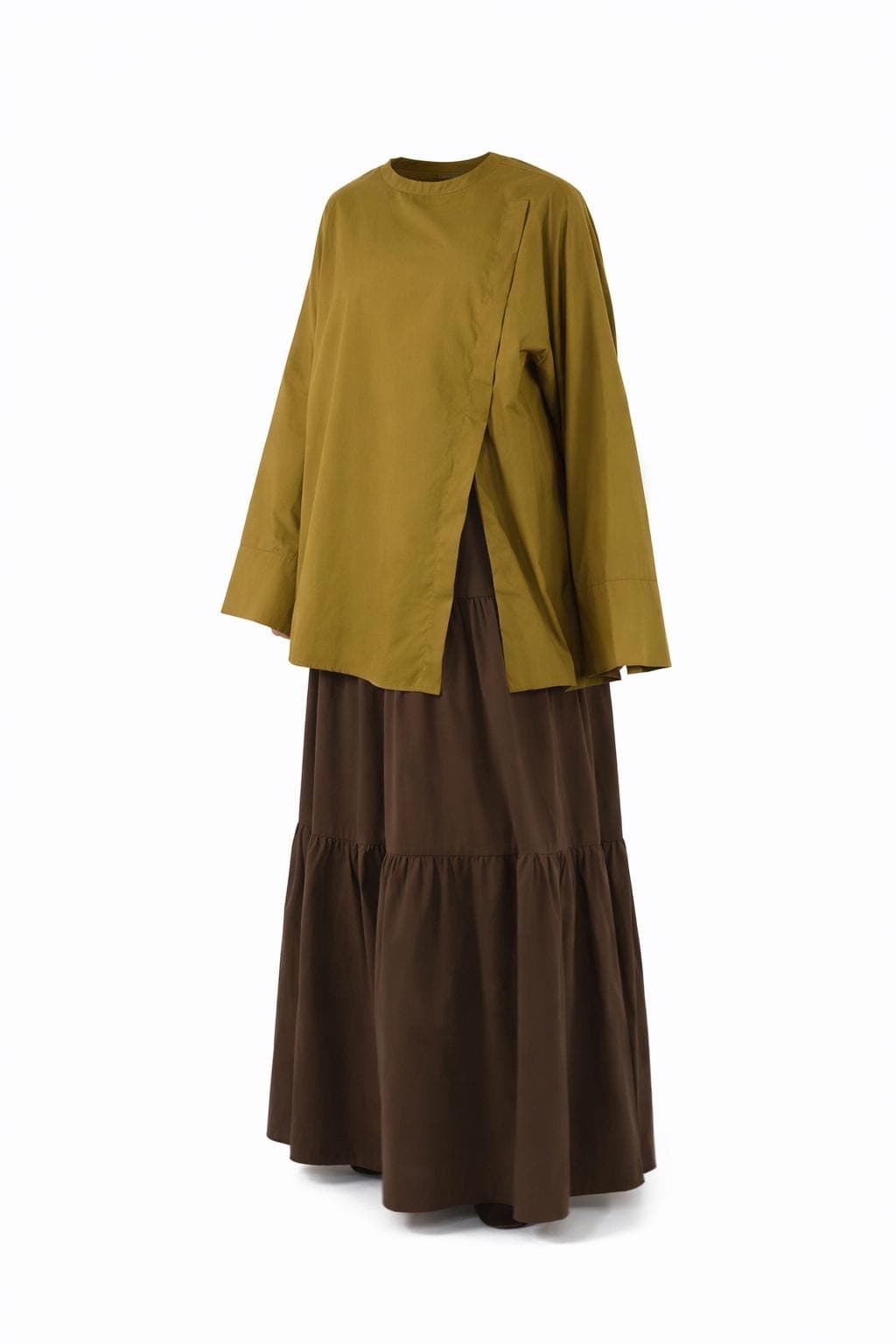 Modest Muslim Women Top Cotton | Oversized Hijab Friendly Tunic | Loose Fit Long Sleeve Shirt | Modern Islamic Modest Clothing - image 4