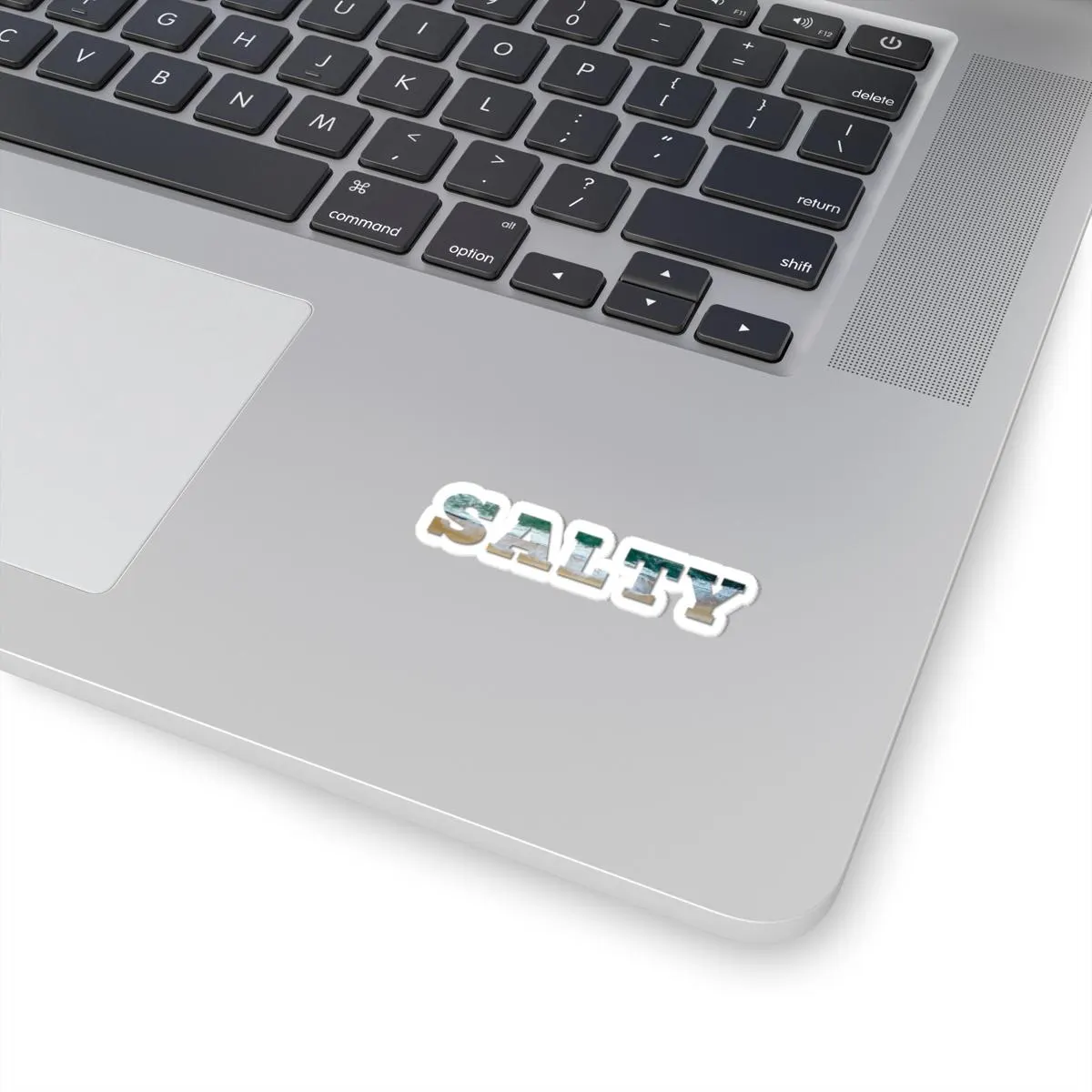 Salty text ocean photo sticker | Kiss-Cut Stickers - image 4