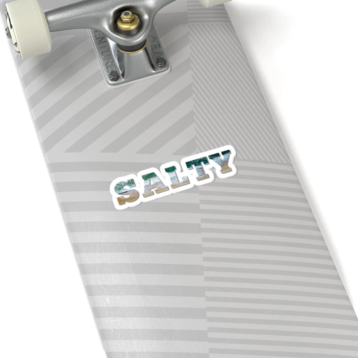 Salty text ocean photo sticker | Kiss-Cut Stickers