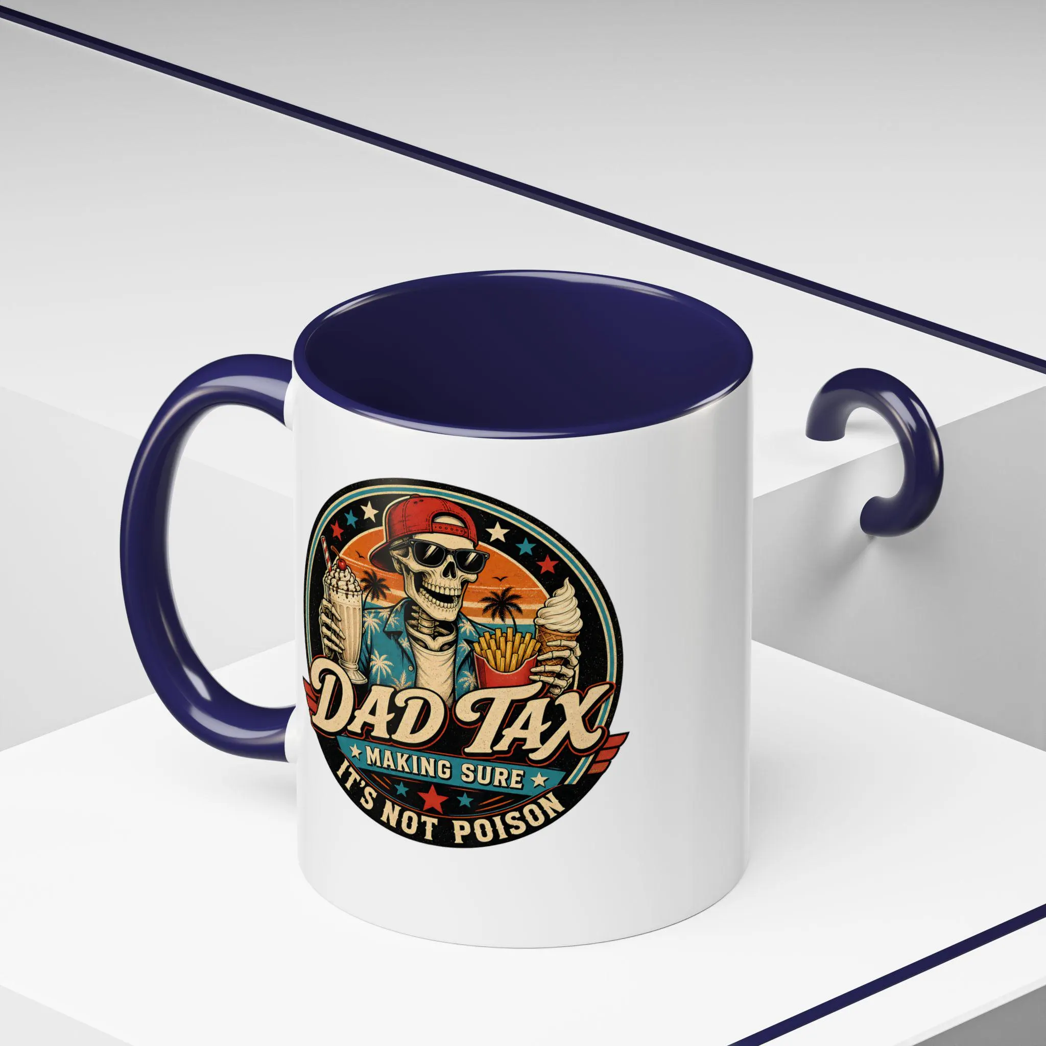 Dad Tax Skeleton with Coffee Mug - image 3