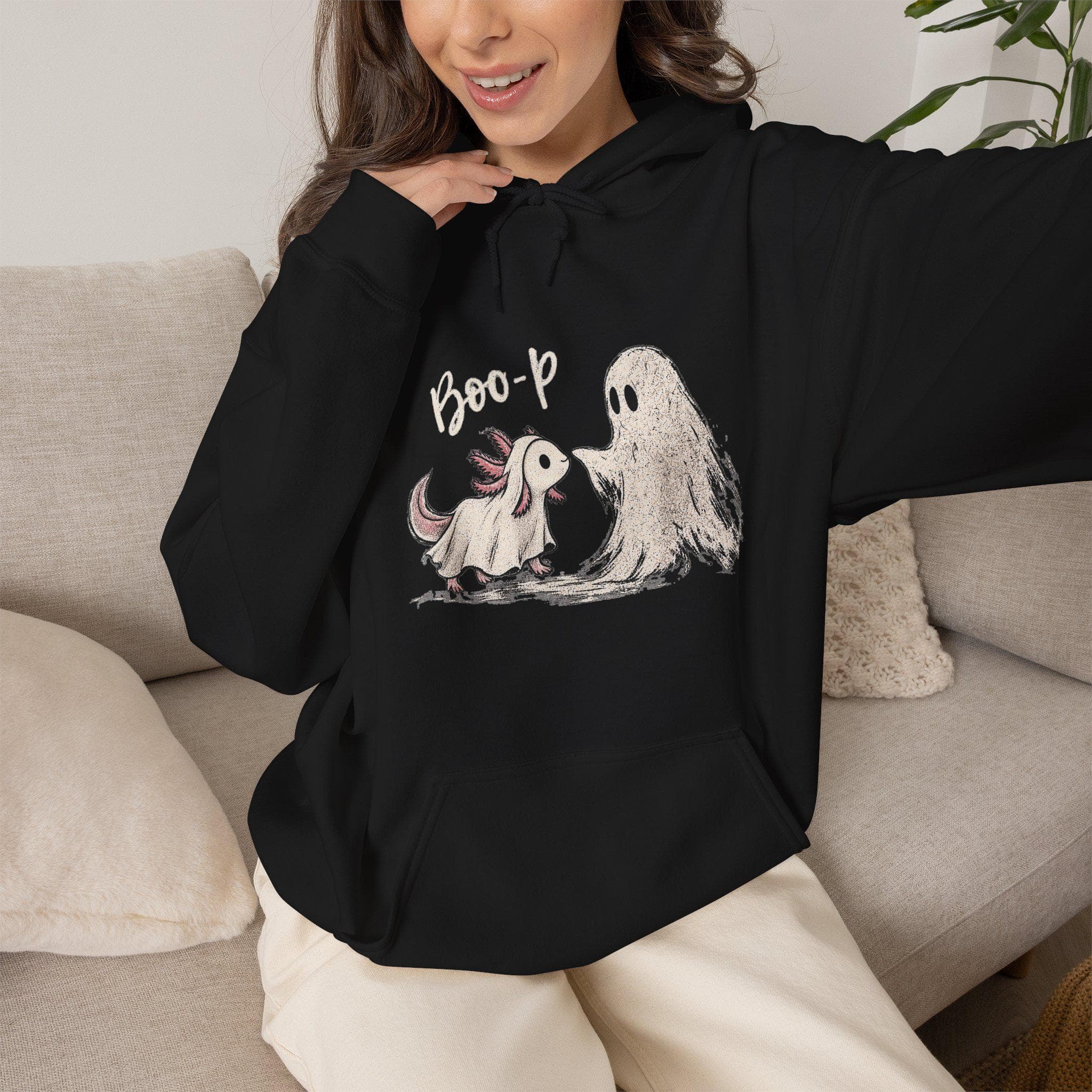 Boo-p Ghost Puppy Hoodie | Whimsical Halloween Pup Sweatshirt - image 4