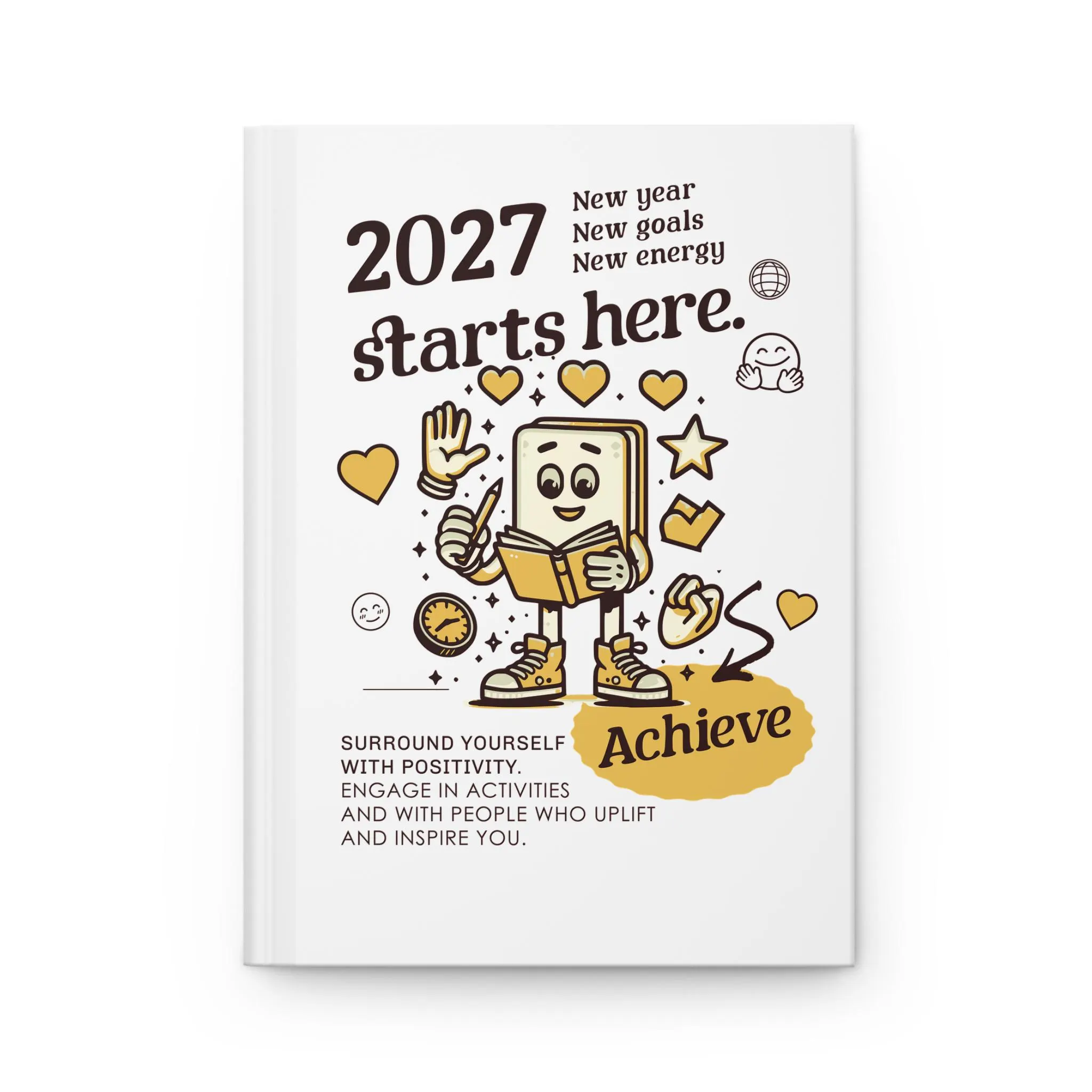 Dream Learn Achieve Journal | 2027 Edition Hardcover Notebook - image 3