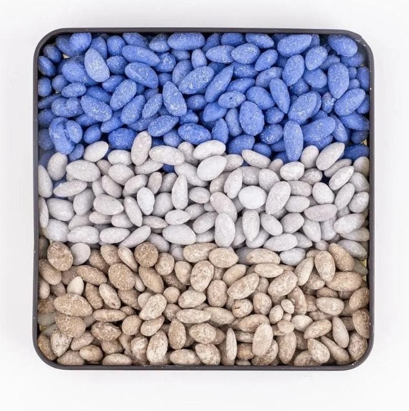 Kurdish Almond Candy Mixed (Tin Packaging) - 800 g Mardin Midyat Kurdish Snacks