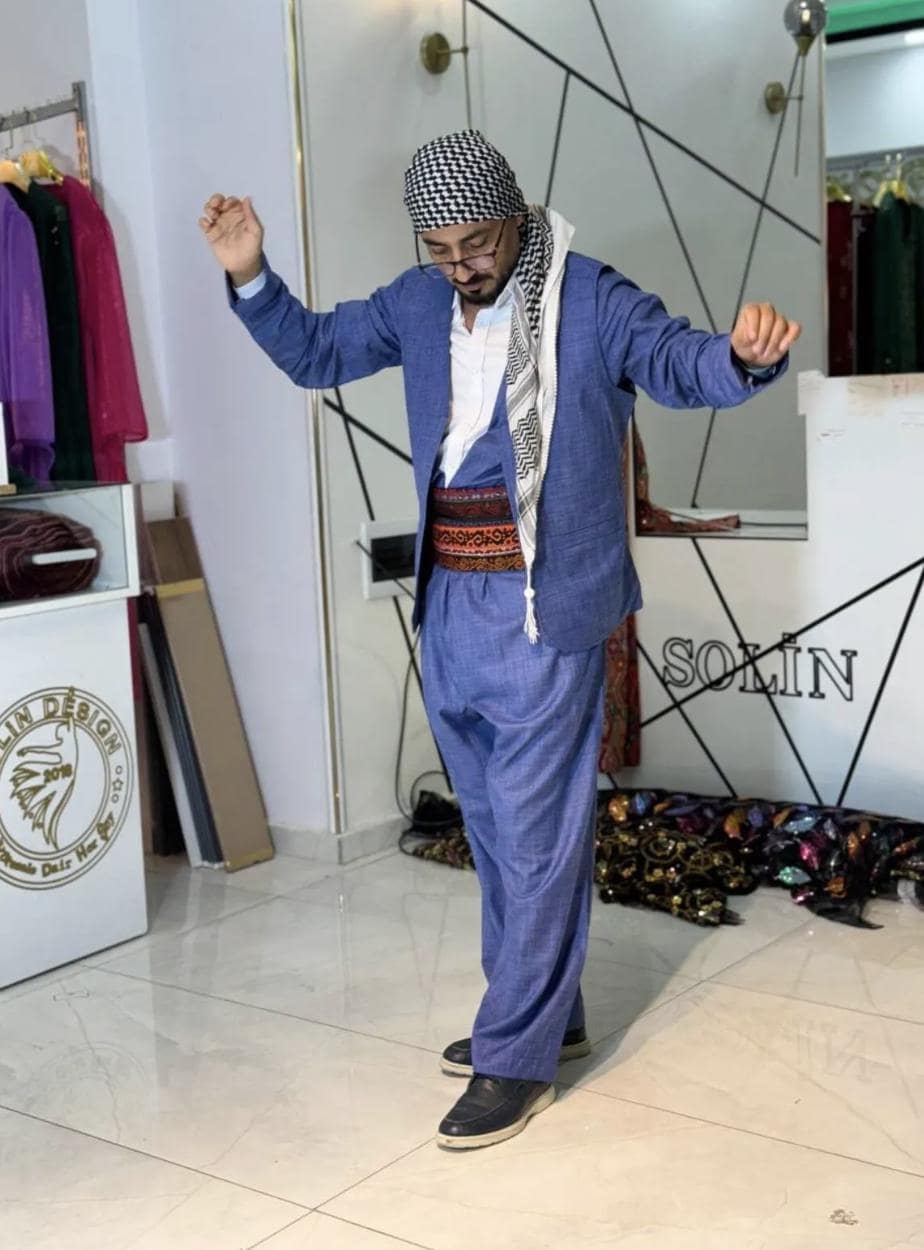 Kurdish Men’s Traditional Wedding Outfit shal u shepik