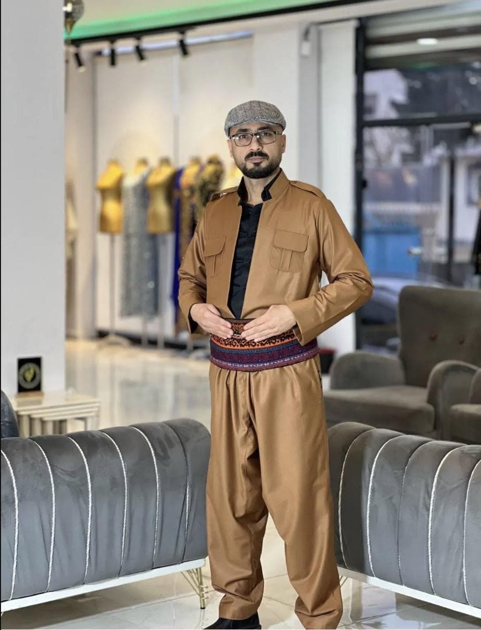 Kurdish Men’s Traditional Wedding Outfit shal u shepik