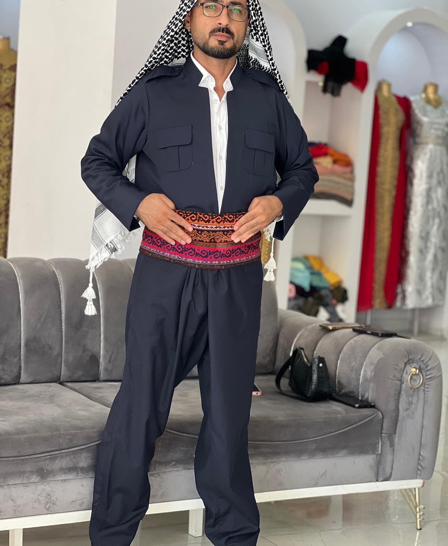 Kurdish Men’s Traditional Wedding Outfit shal u shepik