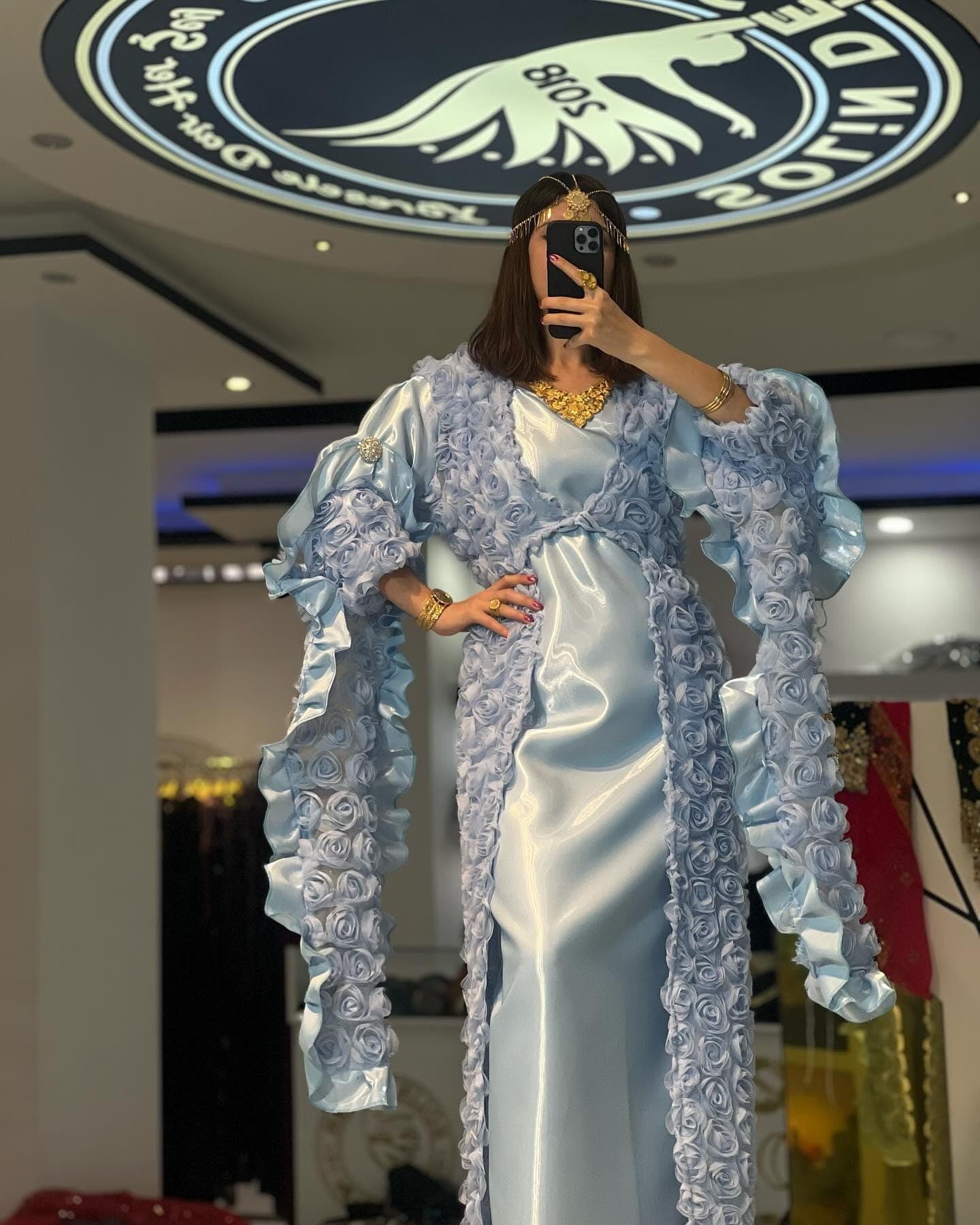 Kurdish Dress Traditional Kaftan Abaya, Kras Fistan Newroz Wedding Outfit One Size