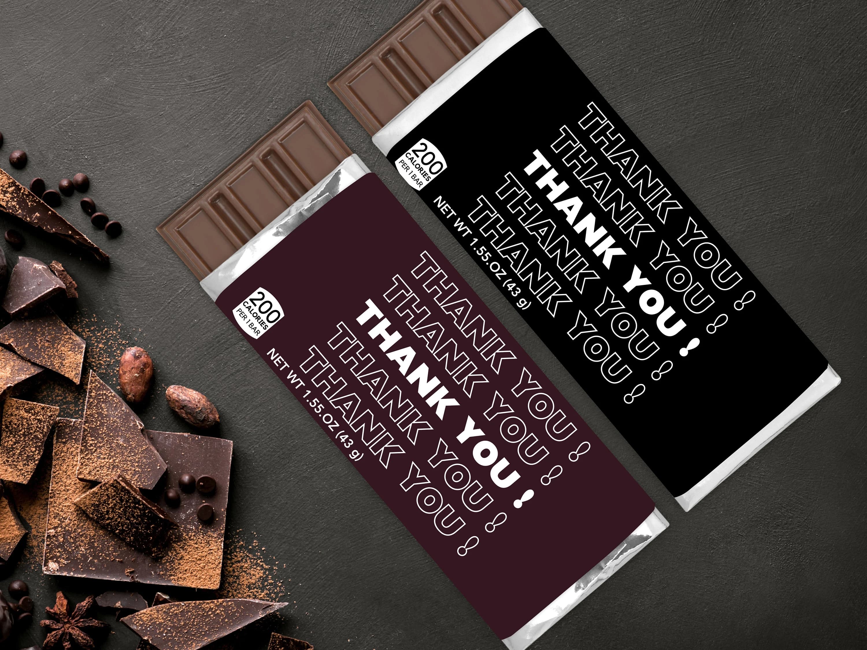 Thank You Chocolate Bar Wrapper,Appreciation Chocolate Bar,Cute Gift For Teachers,Friend Gift,Party Favor,Printable Chocolate Bar Wrapper