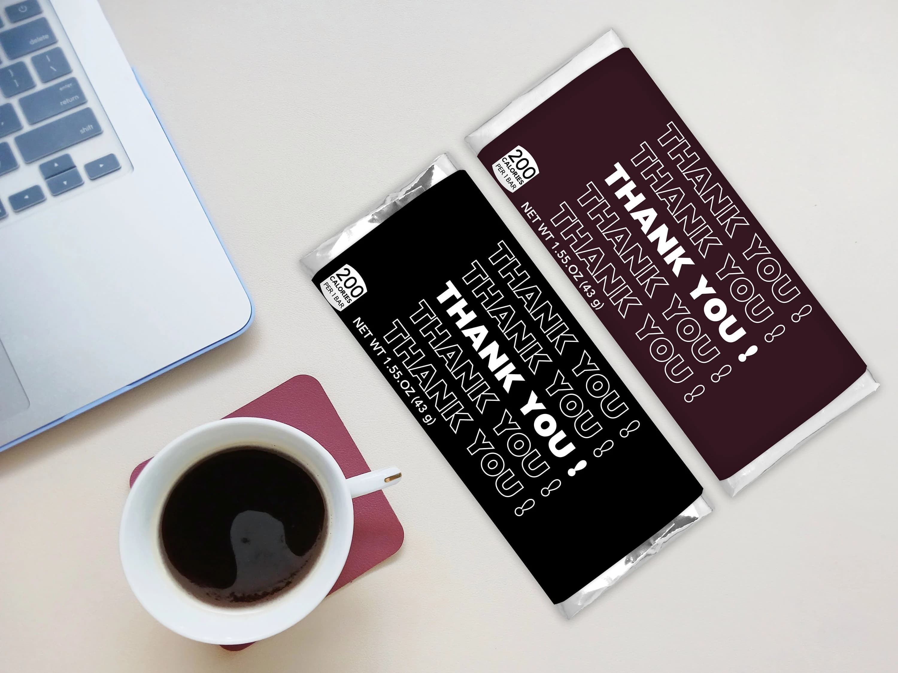 Thank You Chocolate Bar Wrapper,Appreciation Chocolate Bar,Cute Gift For Teachers,Friend Gift,Party Favor,Printable Chocolate Bar Wrapper - image 2