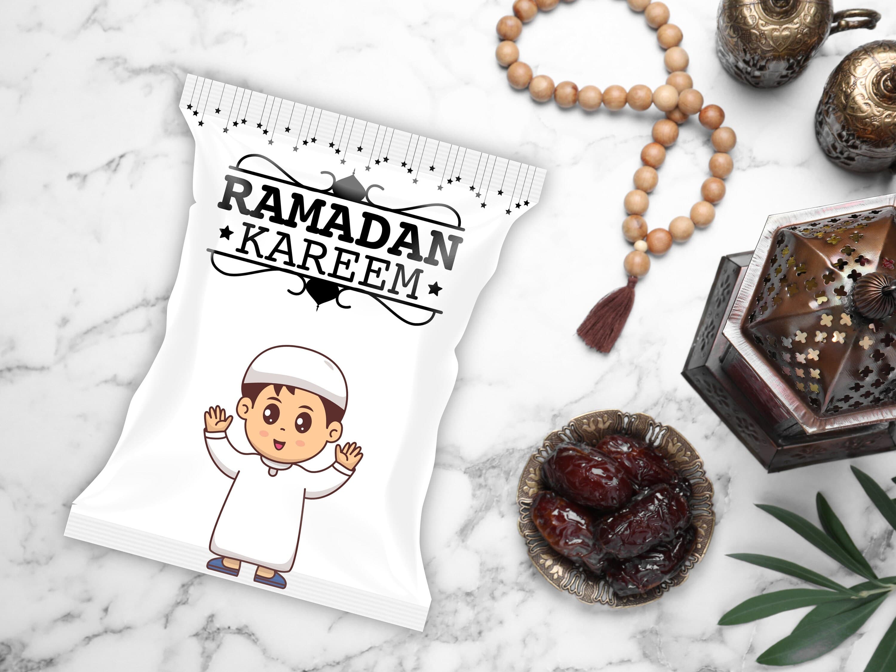 Ramadan Mubarak Chips Bag Wrapper,Ramadan Gift,Ramadan Decor,Chips bag Wrapper,Eid Mubarak,Ramadan Printable - image 5