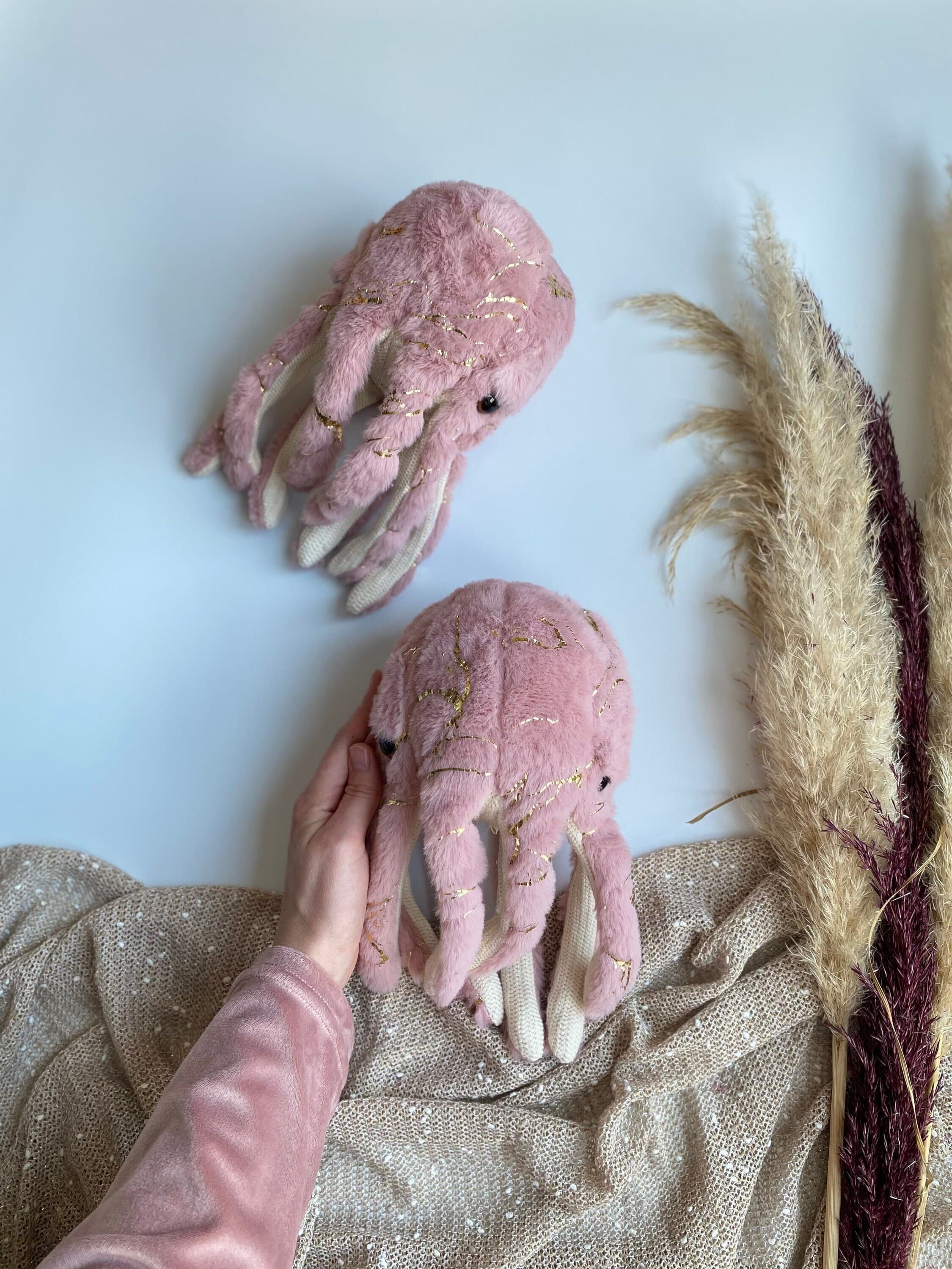 Handmade Knitted Plush Octopus Stuffed Animal, Nursery Decor - image 3