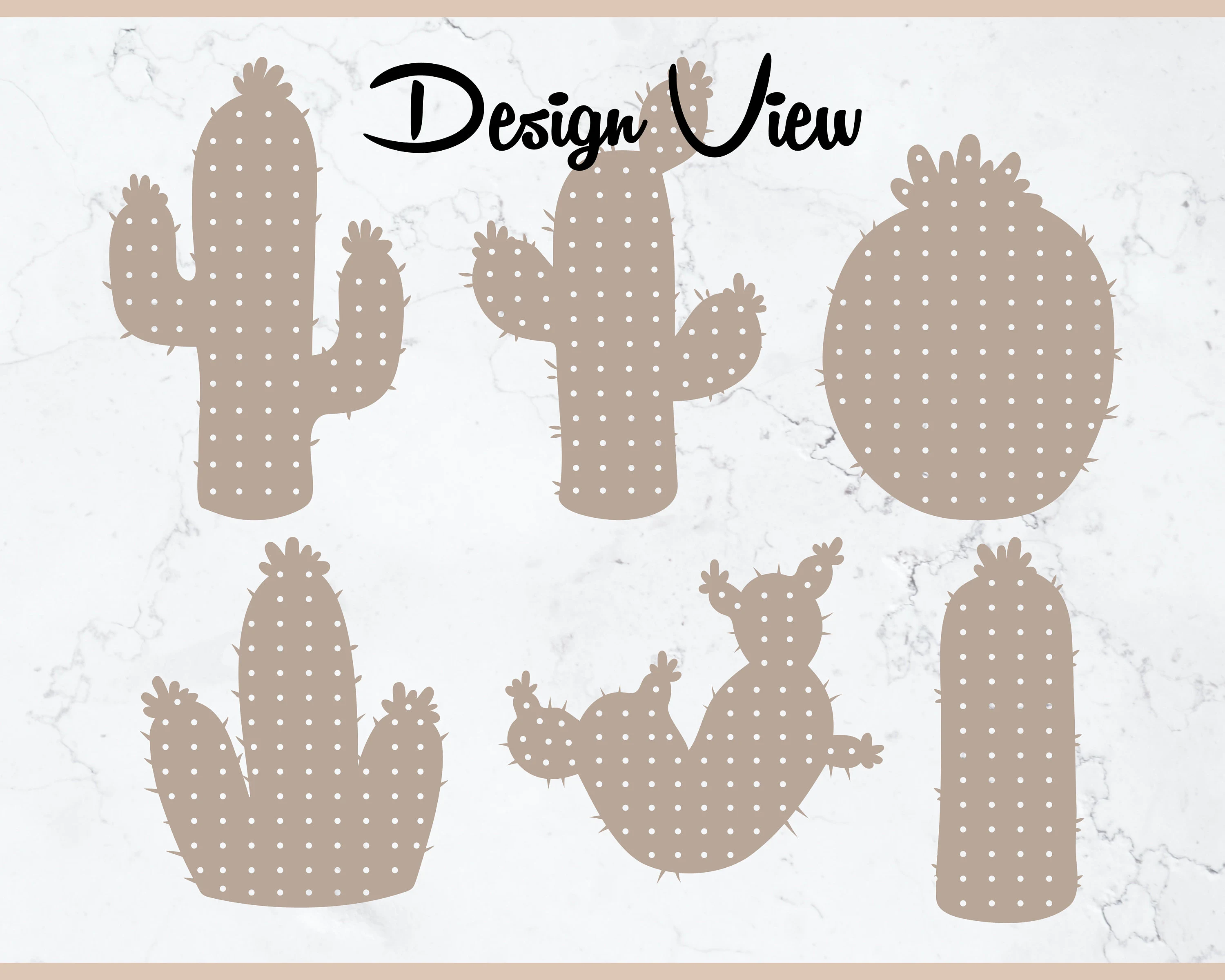 Cactus Themed Earring Stand Svg, Earring Holder Template, Earring Stand, Earring Display Svg, Earring Display, Laser Cutfile, Svg, Eps, Dxf - image 3