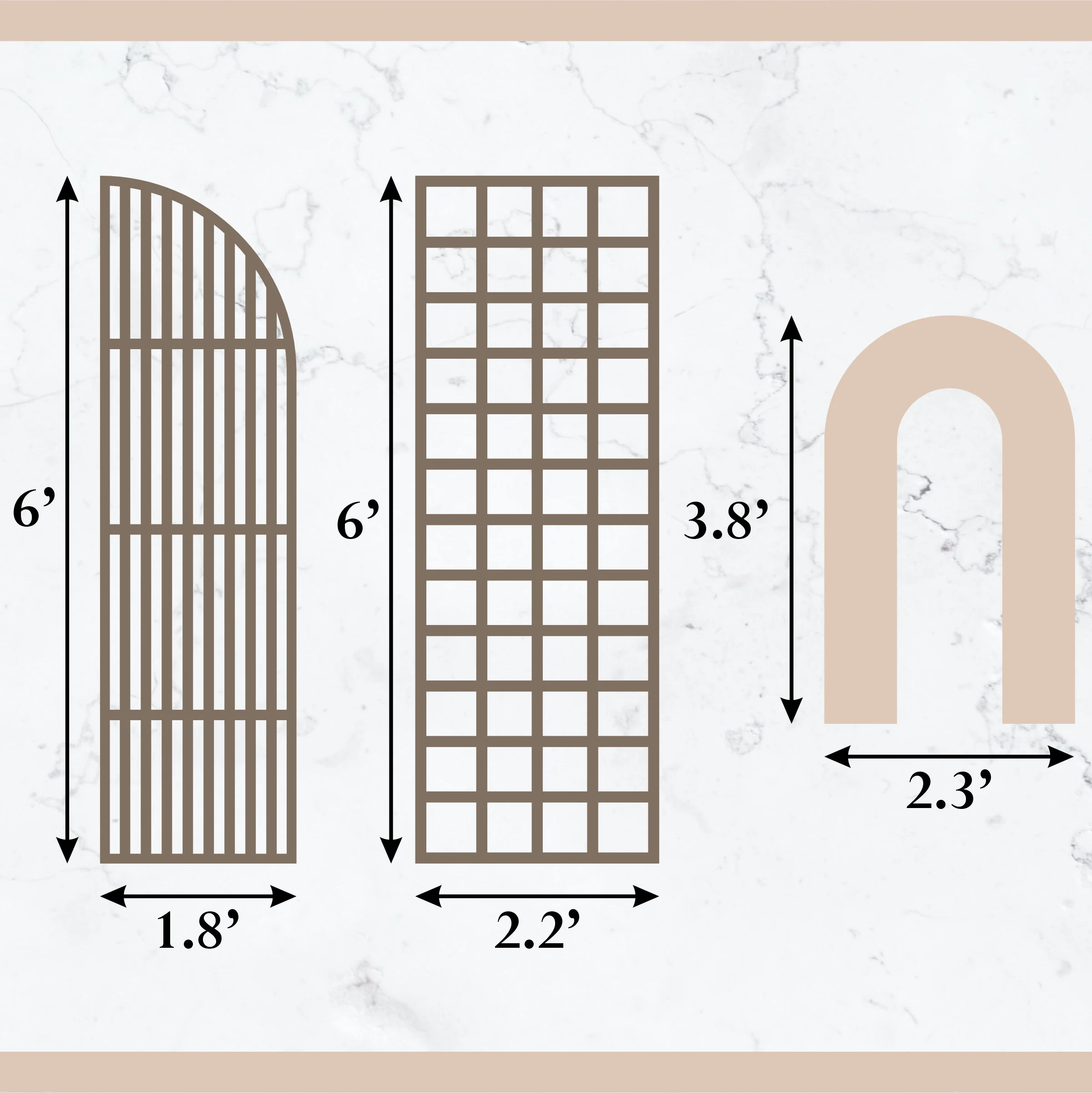 Arch Sign SVG Template, Wedding Backdrop Design (Digital Design) - image 4