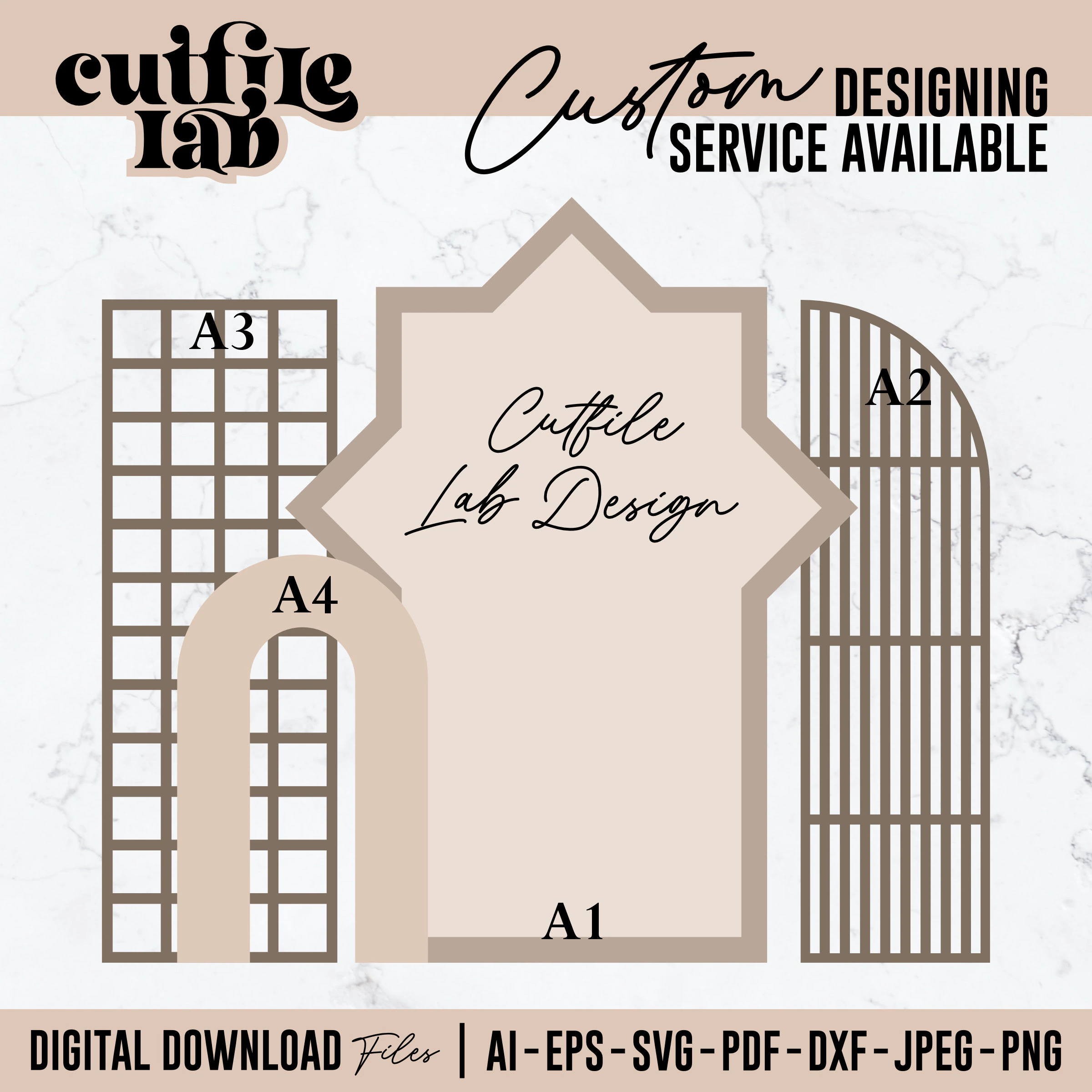 Arch Sign SVG Template, Wedding Backdrop Design (Digital Design)