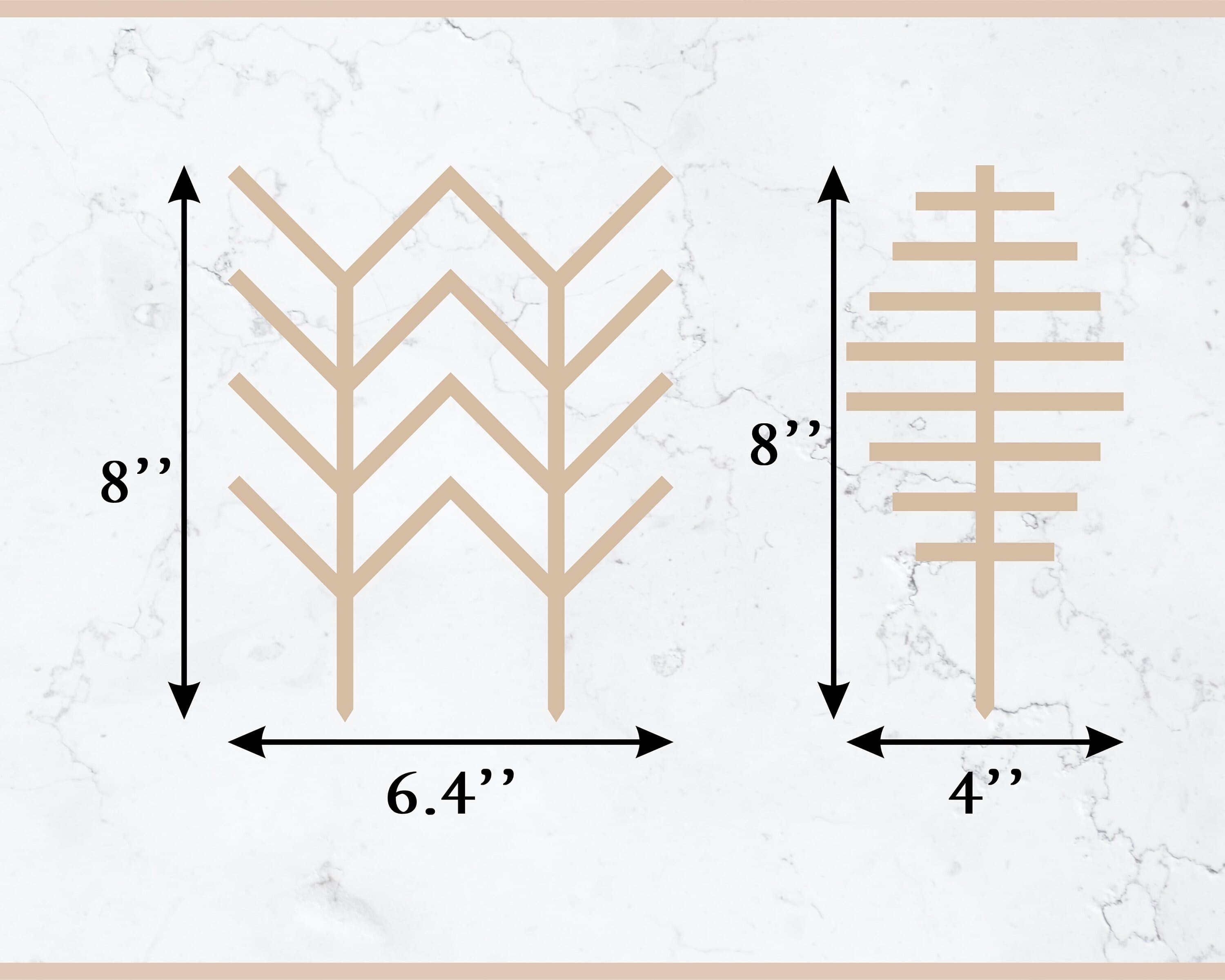 Boho Plant Stakes SVG: Laser Cut File, Wall Art Pattern - image 3