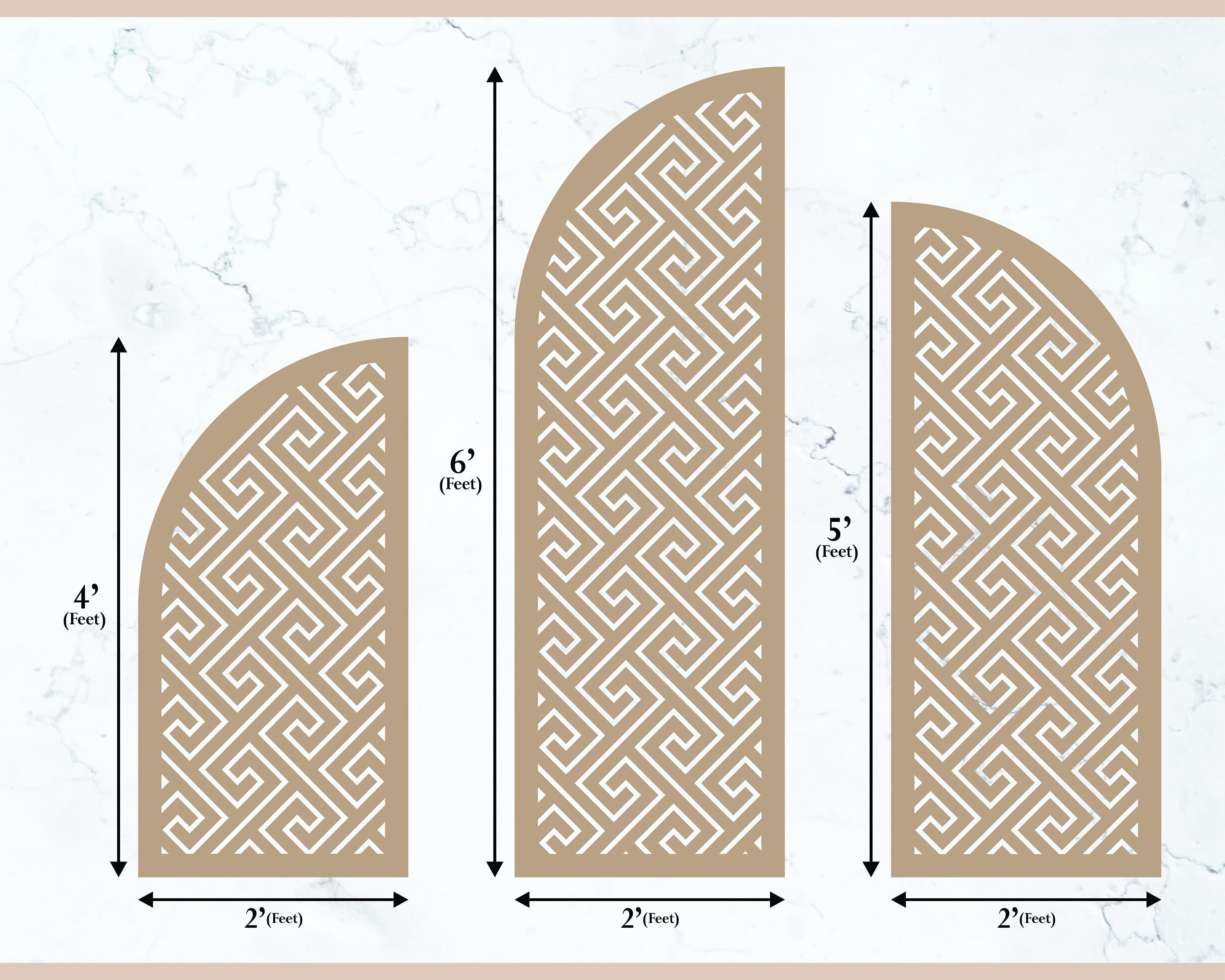 Texture Backdrop Svg, Full Arches Sign SVG, Wedding Template, Laser Cut File, Vector Digital Design, Svg, Eps, Dxf, Png,Instant Download - image 3